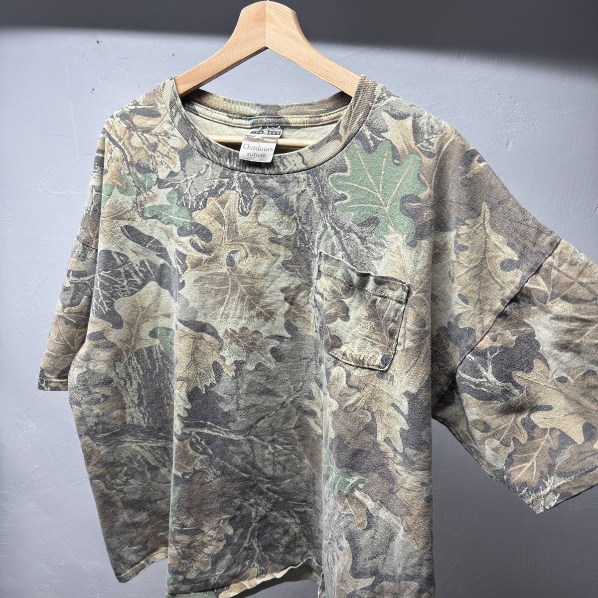 Vintage Thrashed Faded Distressed Camo Shirt ERD Grunge Chrome Size US XL / EU 56 / 4 - 2 Thumbnail