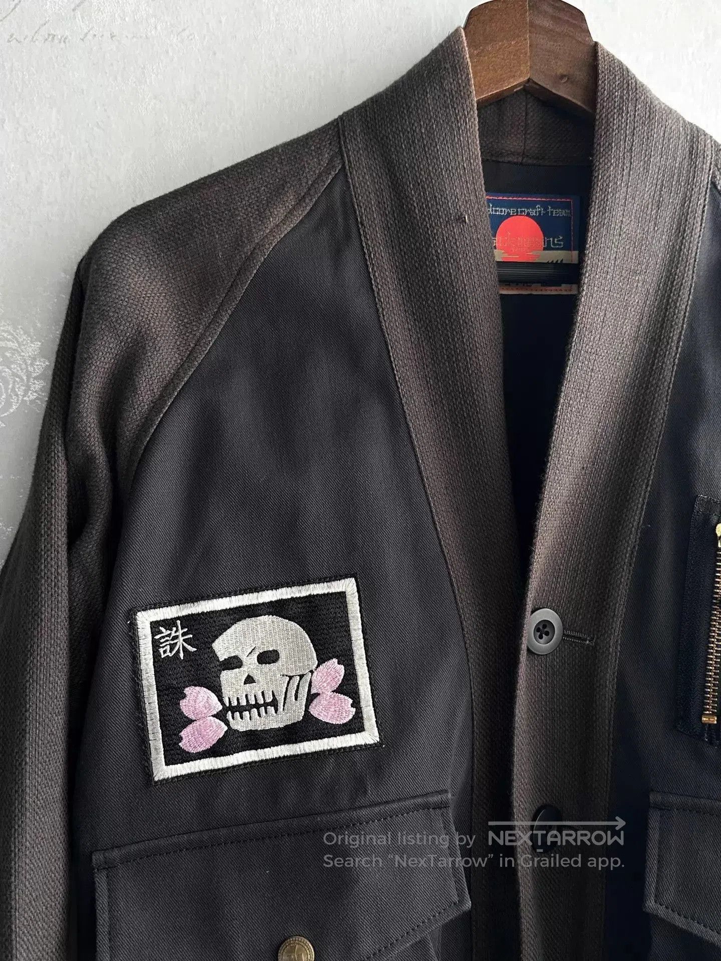 Blackmeans Black Skull Patch Light Jacket Size S. Size US S / EU 44-46 / 1 - 1 Thumbnail