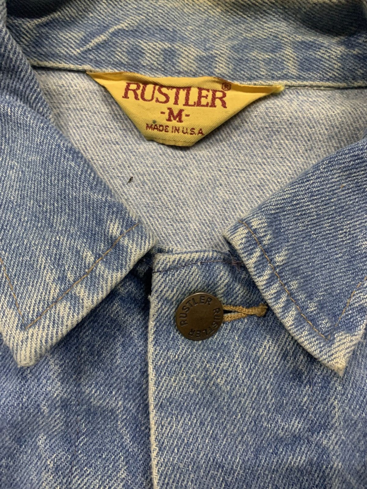 Rustler Vintage 1990s Rustler Denim Jean Jacket Size US M / EU 48-50 / 2 - 4 Thumbnail