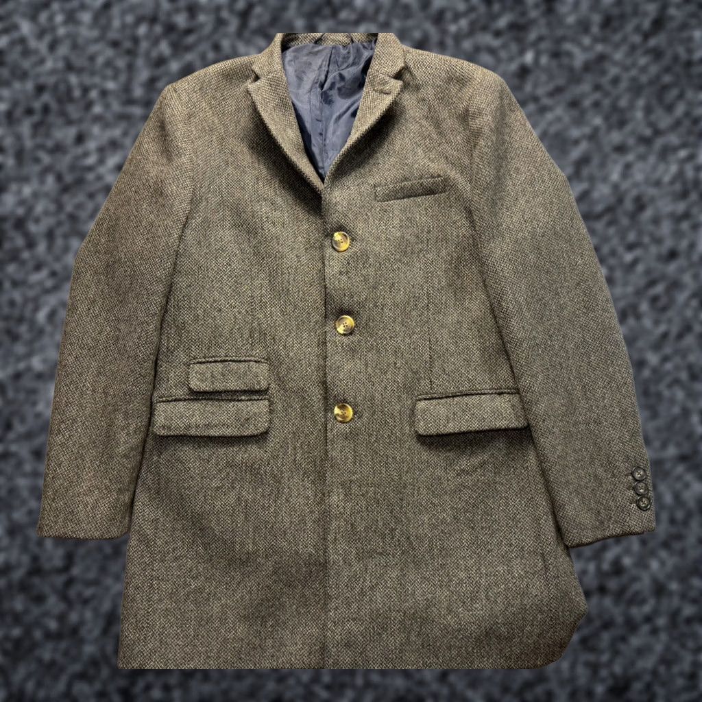 NEXT Next Wool Coat Mens size L Coat Wool gray/green Overcoat NEXT Shirt Mens L Size US L / EU 52-54 / 3 - 1 Thumbnail