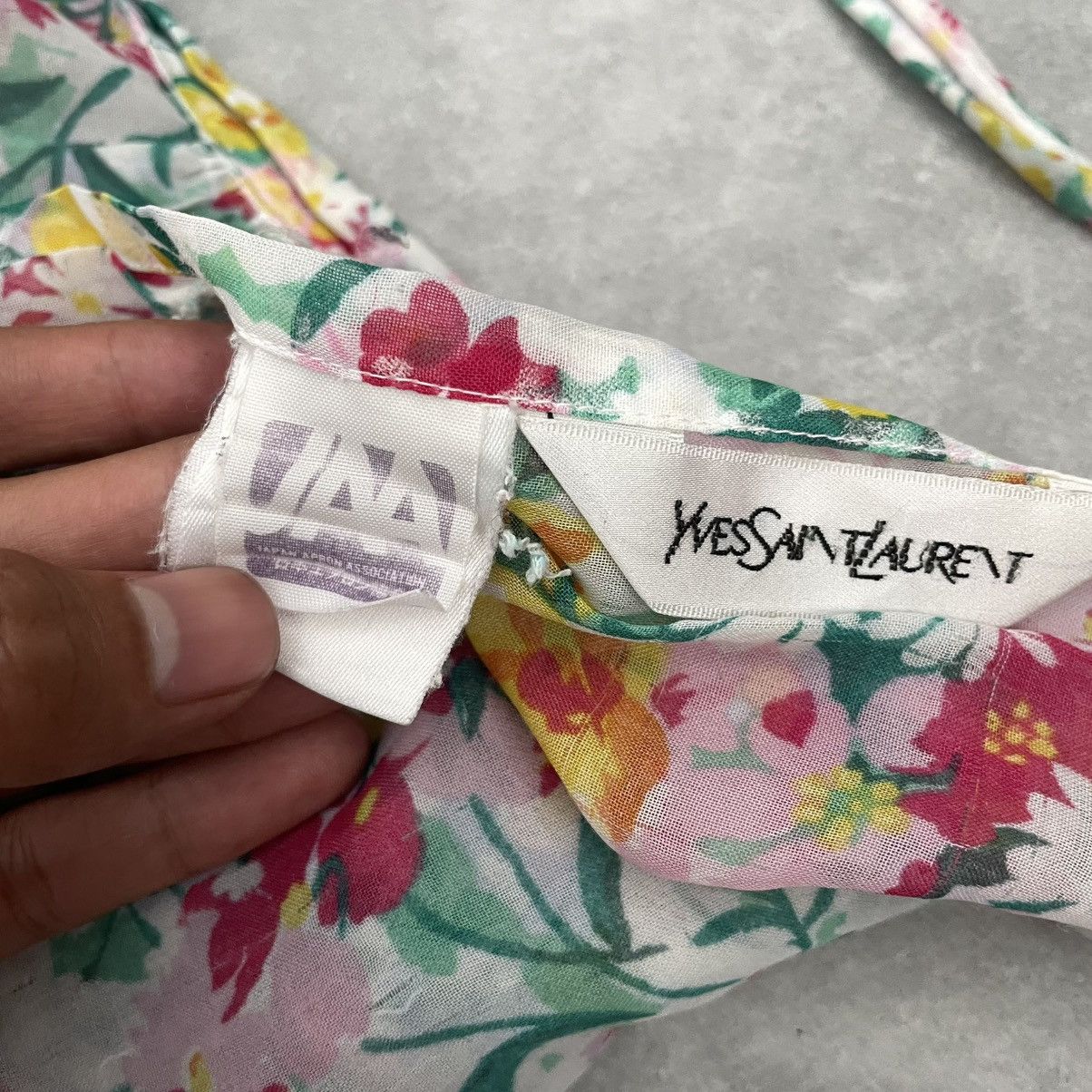 Yves Saint Laurent Yves Saint Laurent Floral Apron Size ONE SIZE - 4 Thumbnail
