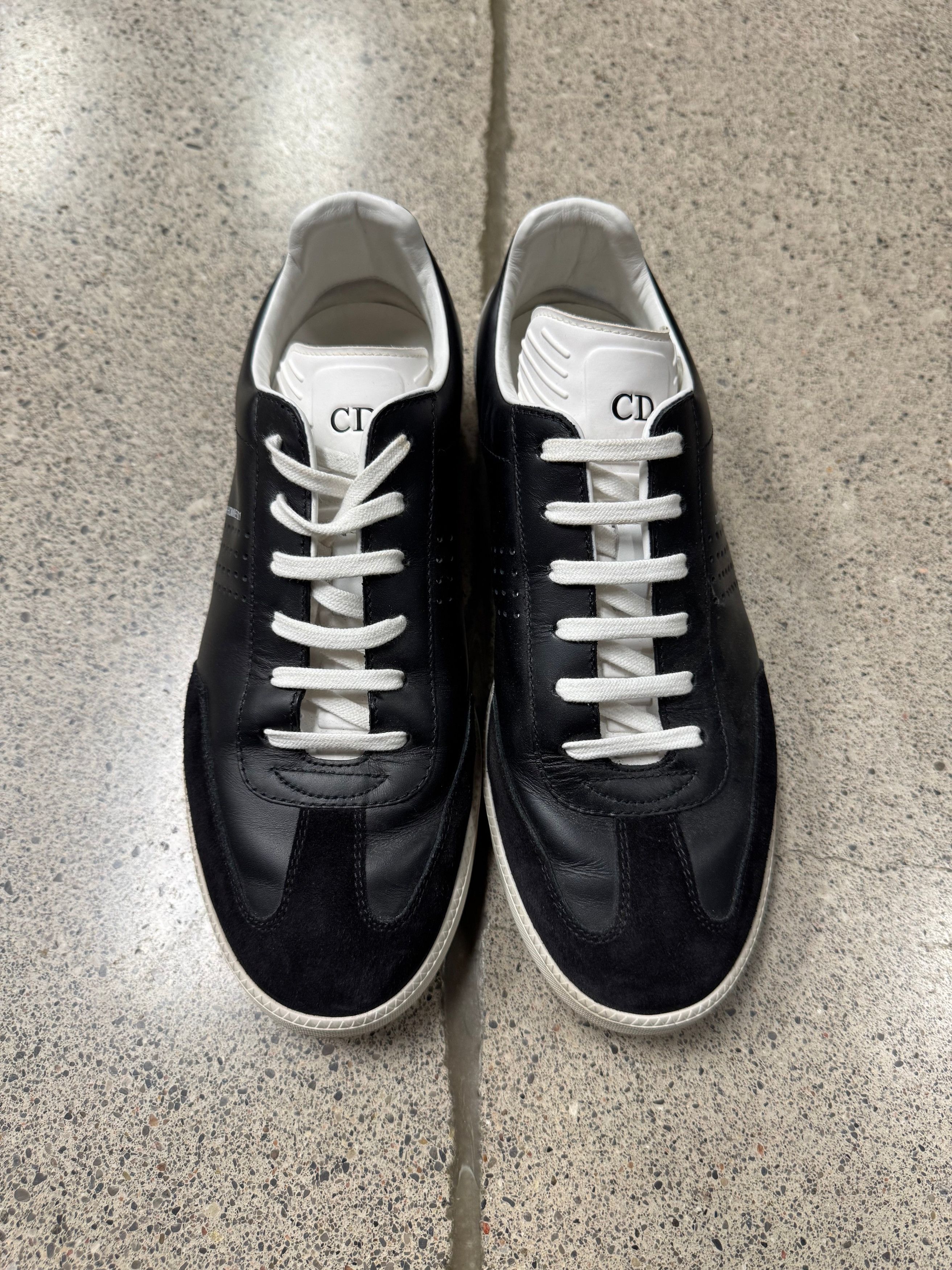 Dior Dior Homme B01 Black/White Leather Low Top Sneakers Size US 6 / EU 39 - 3 Thumbnail