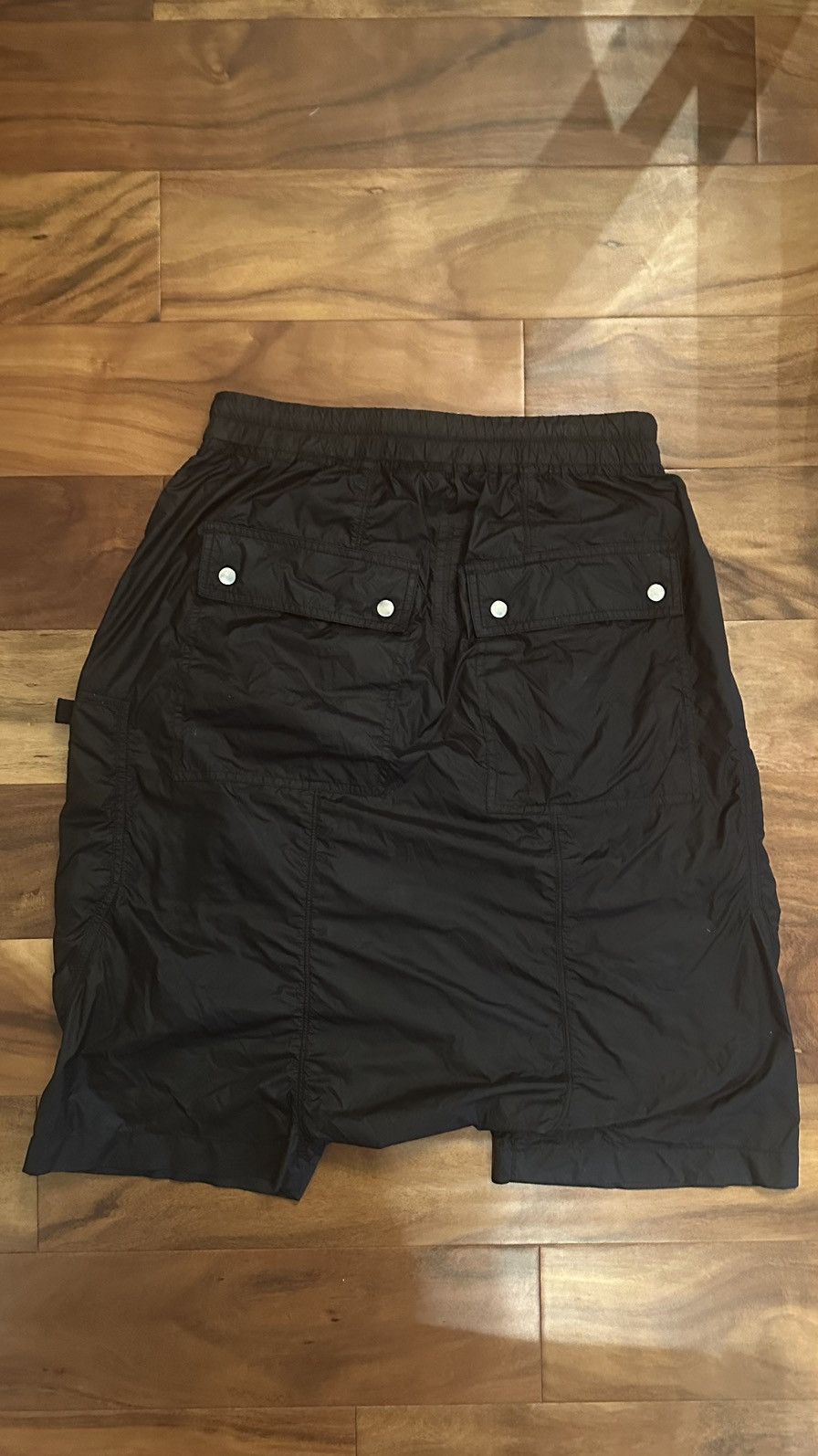 【RICKOWENS】DRKSHDW PODS BLACK XS Rick Owens DRKSHDW Pods Cargo Shorts - Made In Japan Black