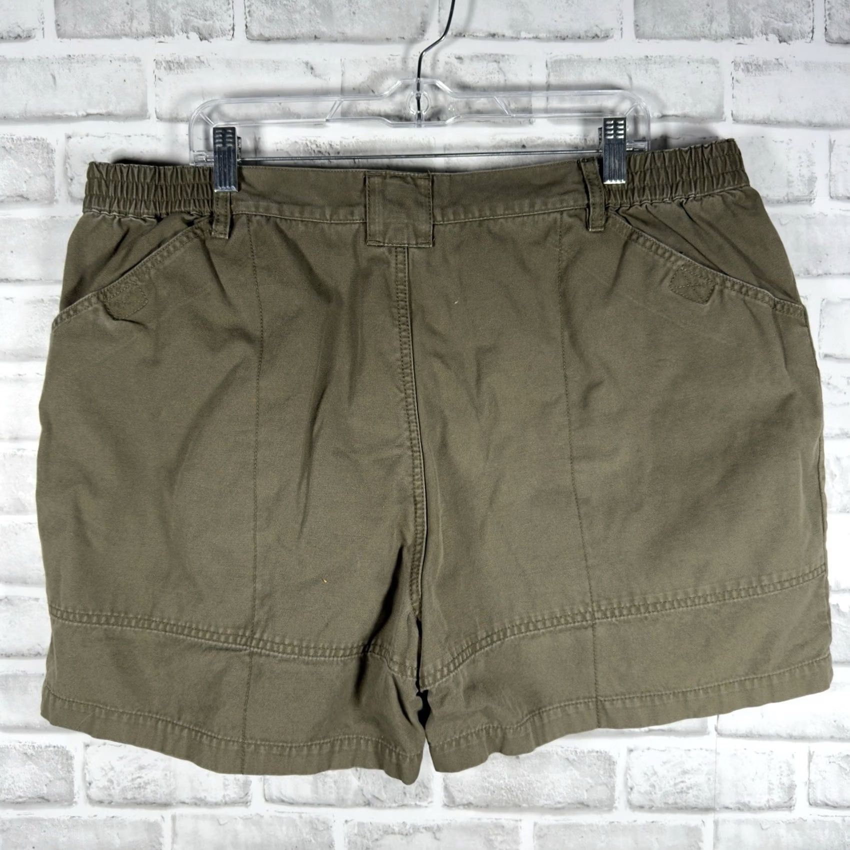 Vintage Cabela's 6-pocket 100% Cotton Green Hiking Cargo Shorts Mens Size 42 Size US 42 / EU 58 - 5 Thumbnail