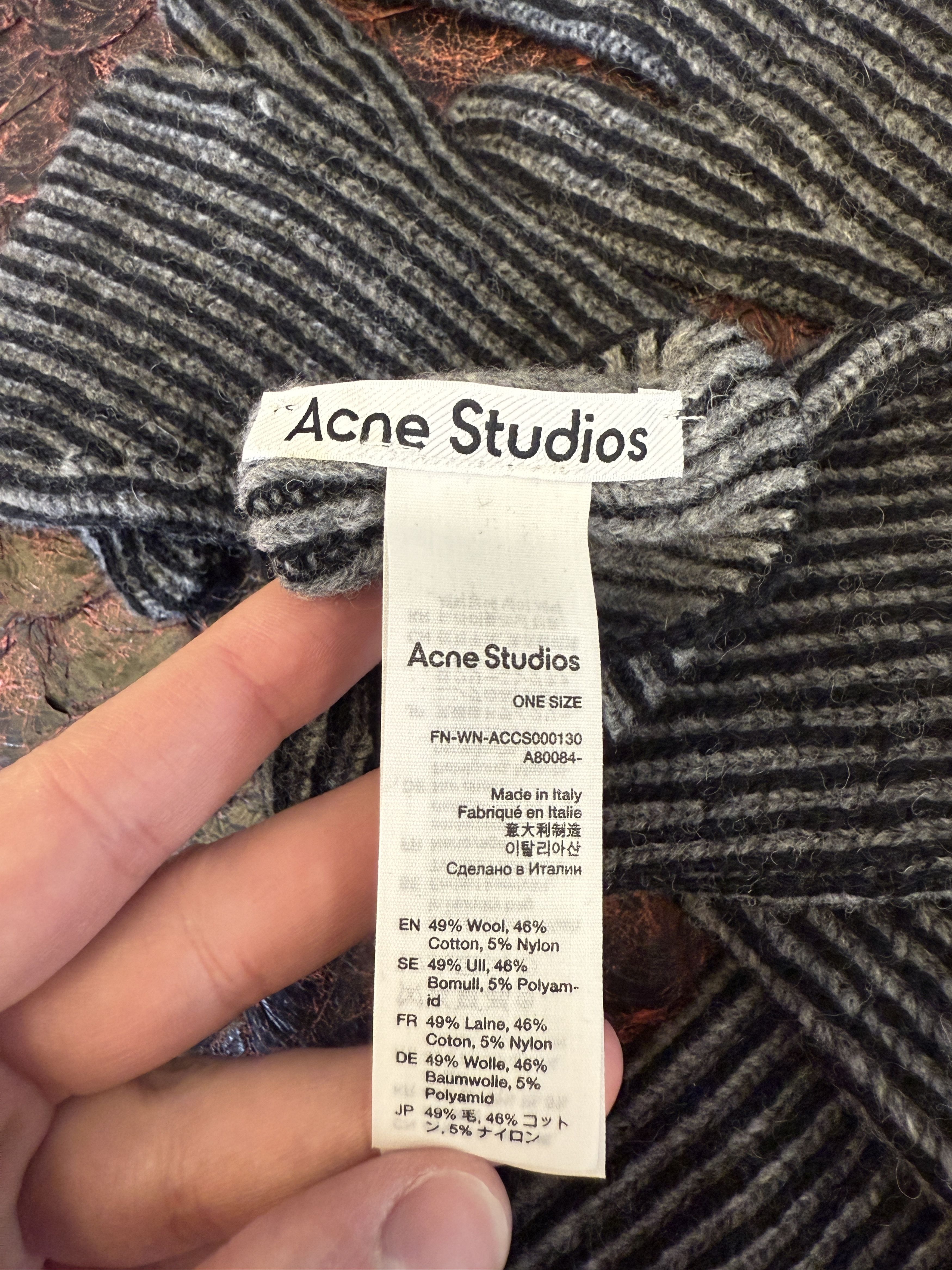 Acne Studios Acne Studios Ribbed Knit Wool Gloves Size ONE SIZE - 7 Thumbnail