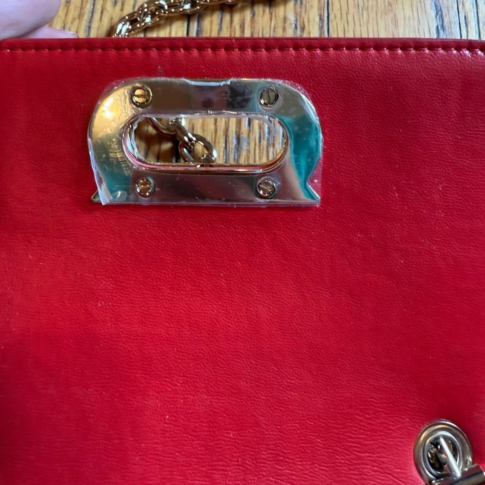 Salvatore Ferragamo Ferragamo Gancini Mini Leather Shoulder Bag, Red Size ONE SIZE - 10 Thumbnail