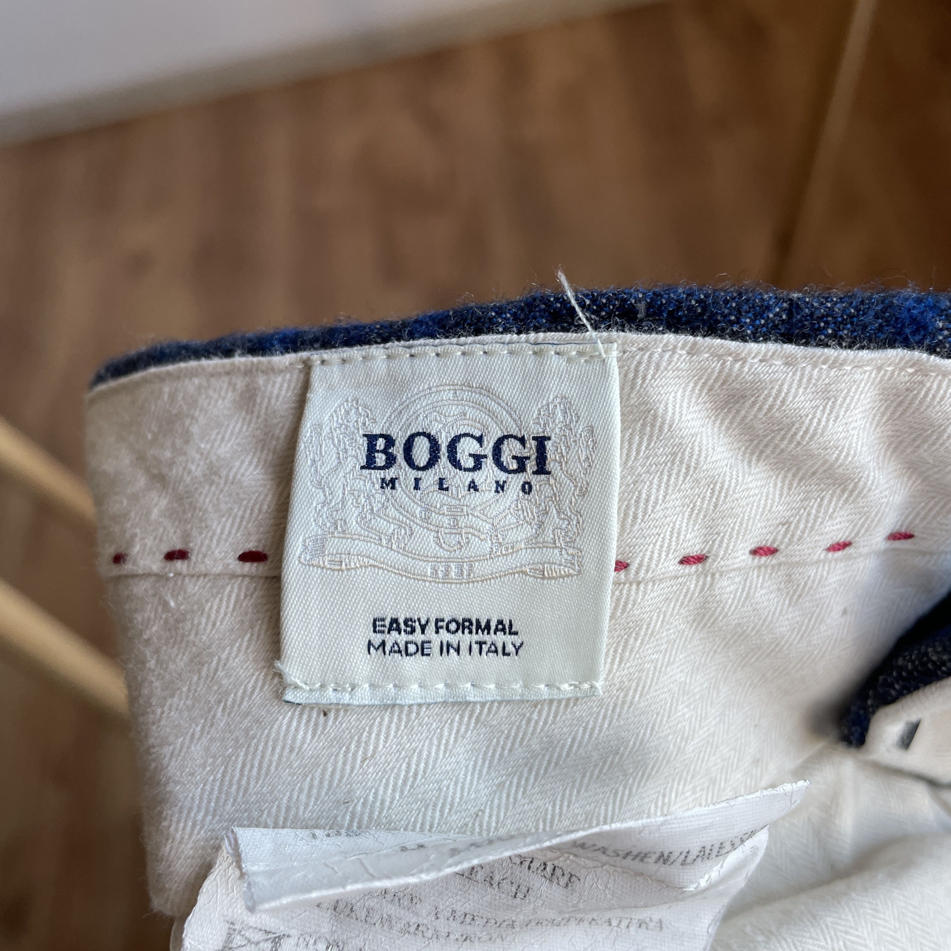 Boggi Boggi Milano Plaid Wool Slim Fit Dress Trousers Size EUR 52 Size US 34 / EU 50 - 7 Thumbnail