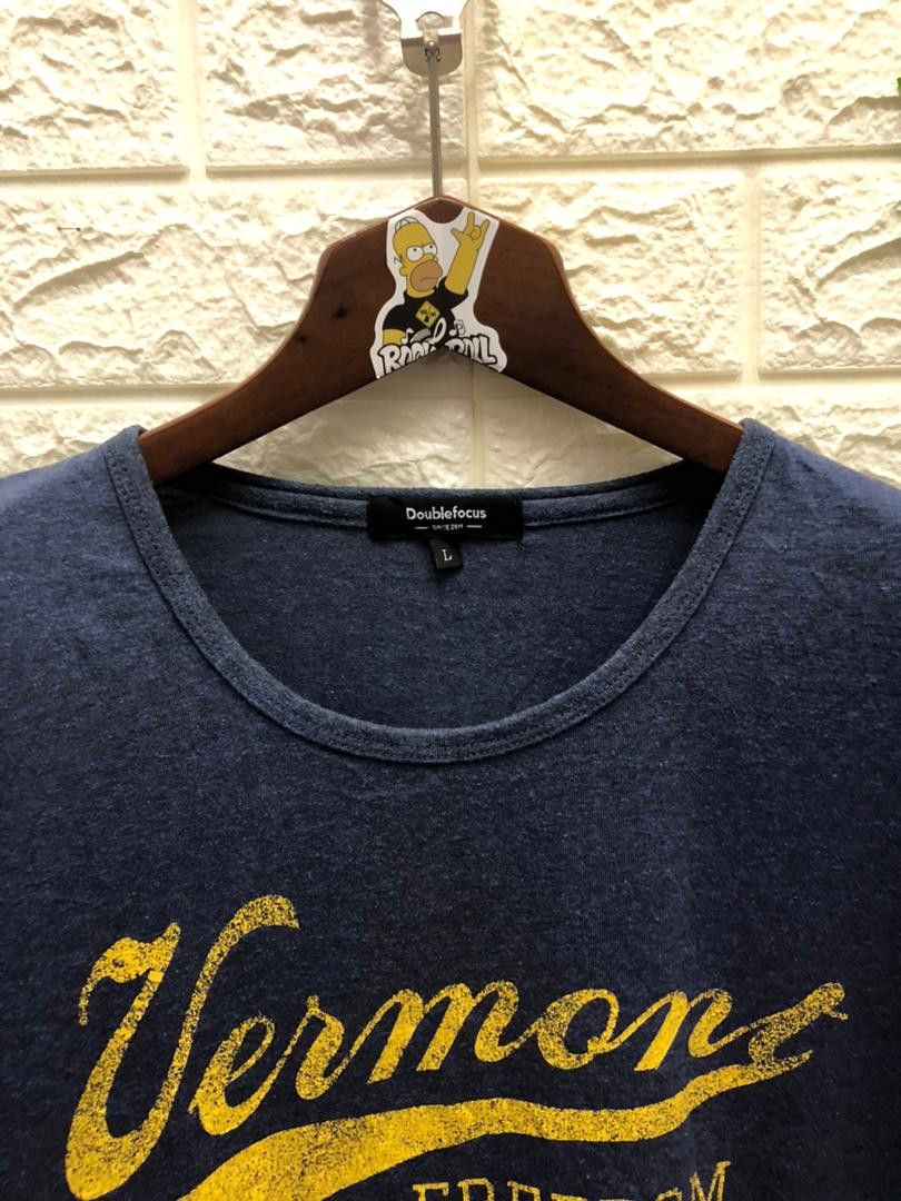 Japanese Brand vermont freedom and unity state DOUBLE FOCUS LONG SLEEVE Size US L / EU 52-54 / 3 - 9 Thumbnail