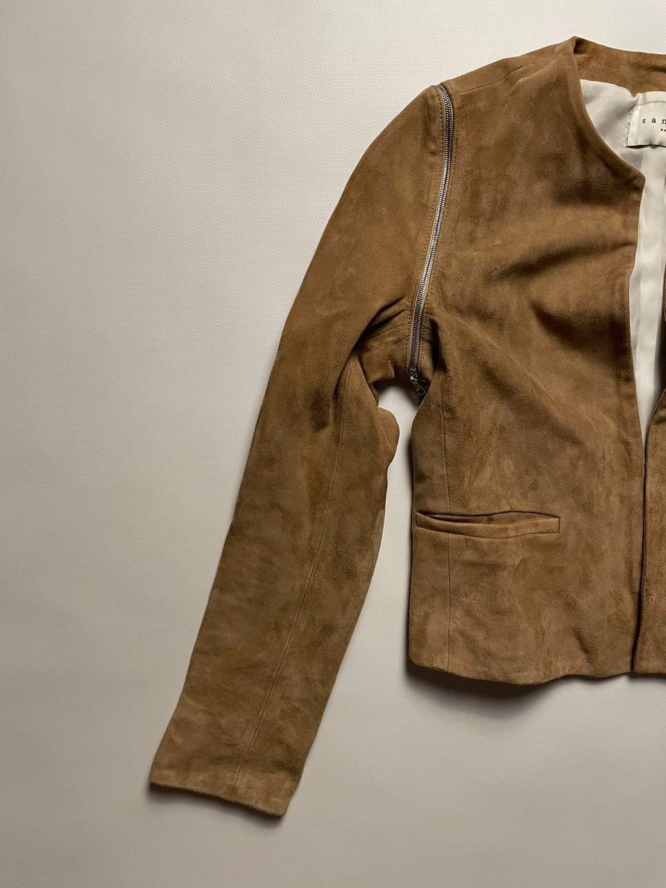 Sandro Sandro Paris Suede Leather Jacket/Vest Size 1 Size XS / US 0-2 / IT 36-38 - 4 Thumbnail