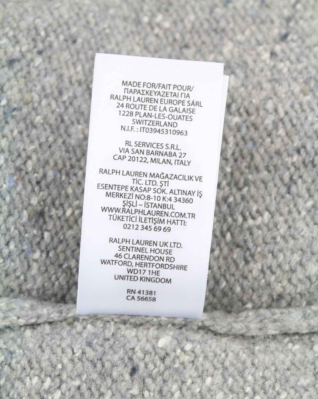 Ralph Lauren GREY M Wool Blend Tight Knit Pullover 86953 Size US M / EU 48-50 / 2 - 10 Thumbnail