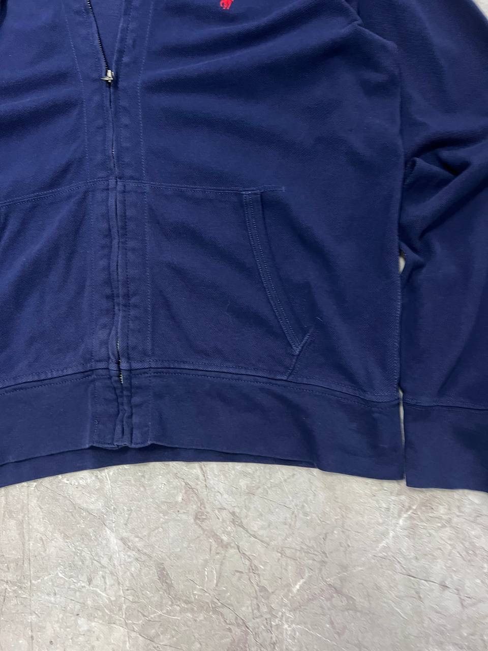 Polo Ralph Lauren Polo Ralph Lauren Zip Up Hoodie Pony Sweatshirt Navy Blue XL Size US XL / EU 56 / 4 - 3 Thumbnail