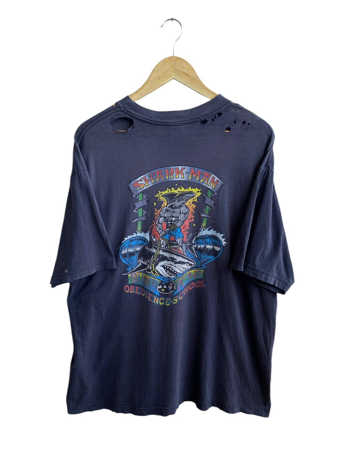 Maui and Sons × Vintage Vintage Thrashed Maui And Sons tee Size US XL / EU 56 / 4 - 1 Thumbnail