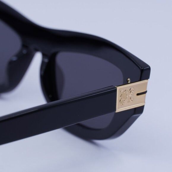 Palm Angels Palm Angels PERI10E CLAIRE 1007 Sunglasses Black Cat Eye Size ONE SIZE - 8 Thumbnail