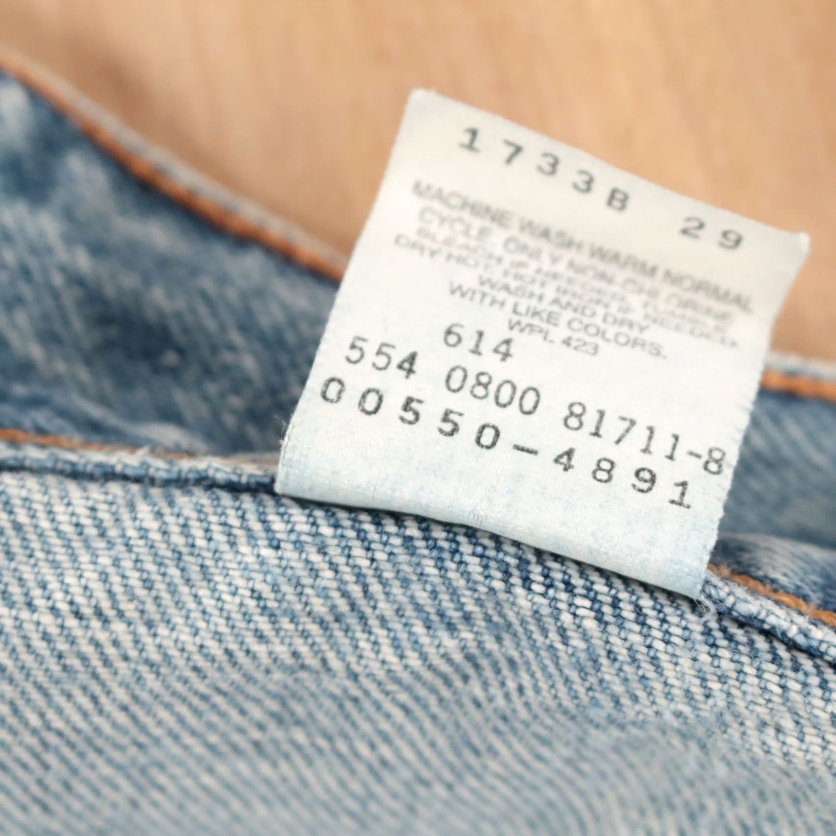 Levi's vtg LEVI'S 550 relaxed fit denim jeans 38x30 stonewash made usa y2k tag Size US 38 / EU 54 - 7 Thumbnail