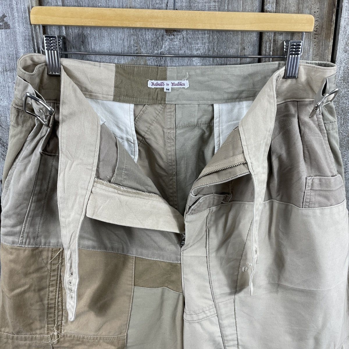 Needles Needles Tactical Patchwork Wide Leg Baggy Pants Size US 34 / EU 50 - 15 Thumbnail