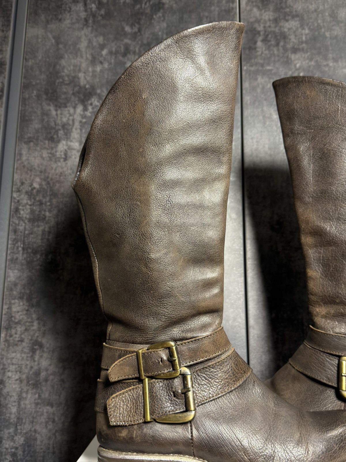 Vintage Vintage Leather Boots AS98 Guidi Balenciaga Dirk Owens Yohji Size US 8 / IT 38 - 6 Thumbnail