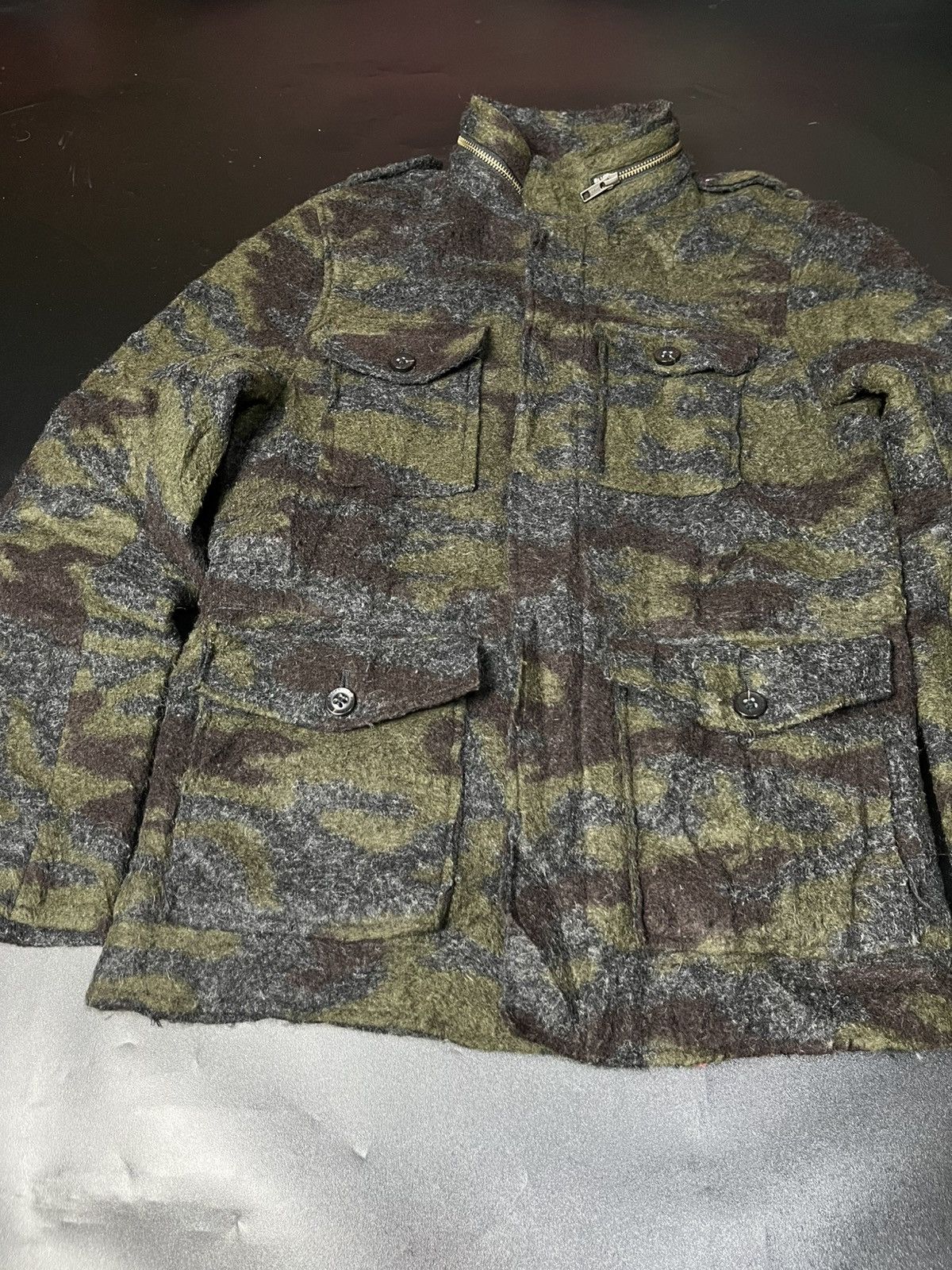 Final Home × If Six Was Nine × Japanese Brand Japanese 291295=Homme army wool jacket Size US M / EU 48-50 / 2 - 5 Thumbnail