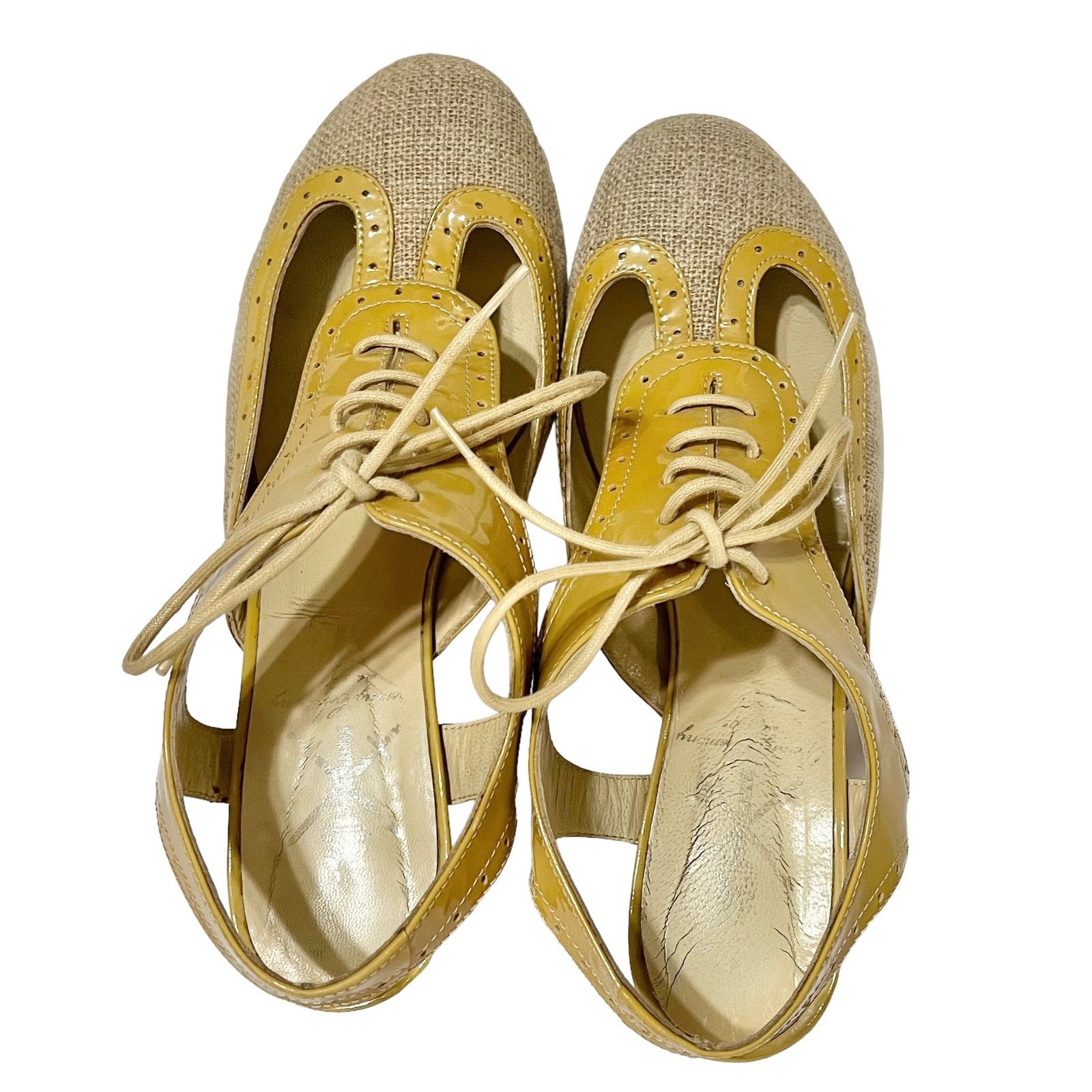 Opening Ceremony Opening Ceremony Oxford Lace-Up Cut-Out Slingback Heels Size US 6 / IT 36 - 13 Thumbnail