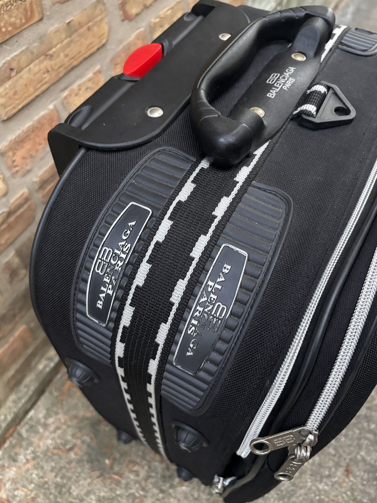 Balenciaga Vintage Balenciaga Carry On Luggage Suitcase Rolling Size ONE SIZE - 5 Thumbnail