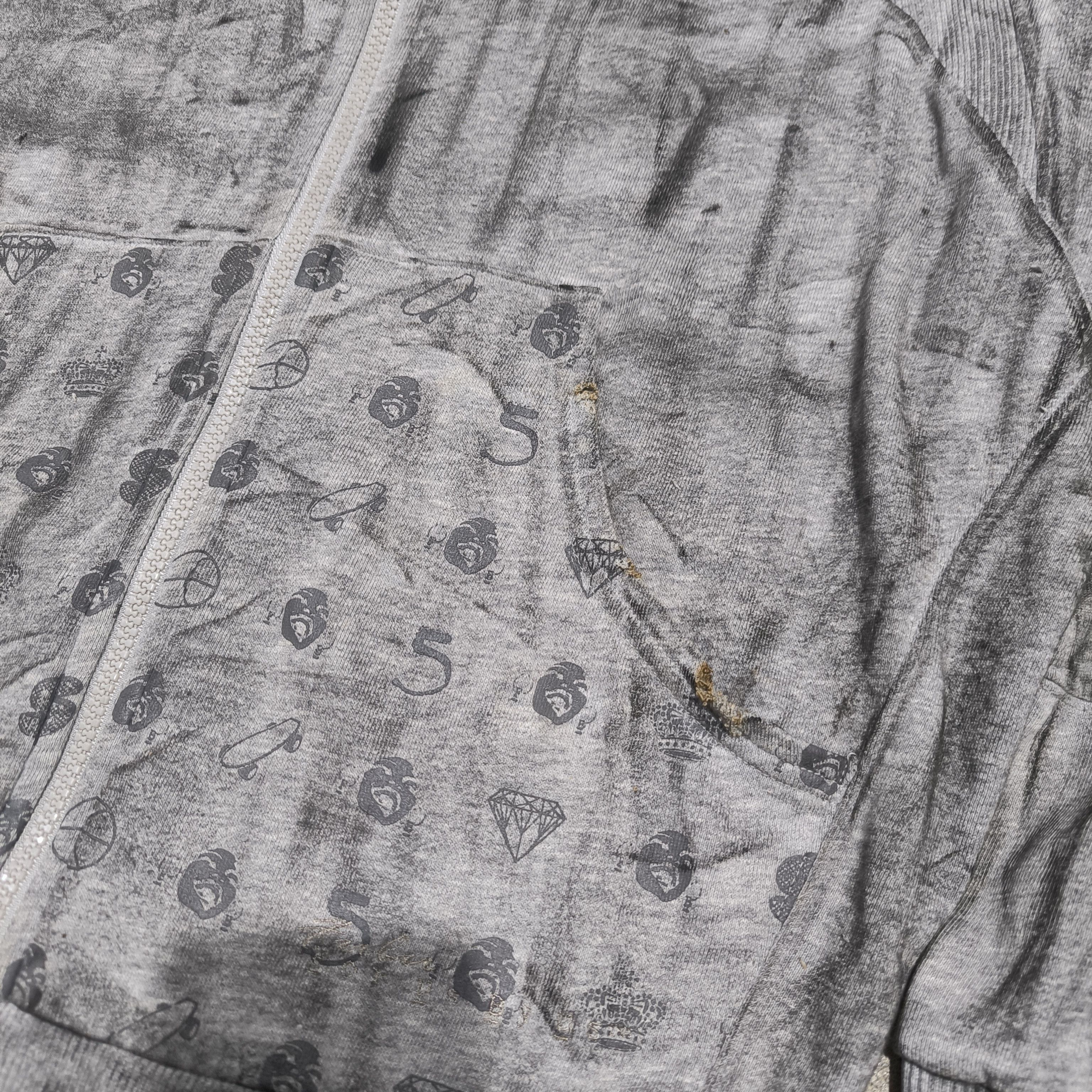 Fubu Fubu distressed dirty hoodie Size M / US 6-8 / IT 42-44 - 3 Thumbnail