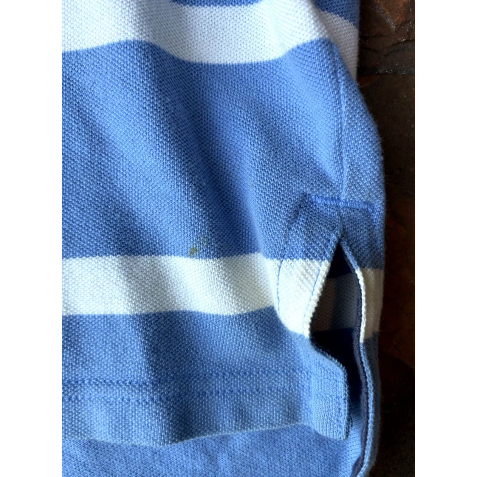 Ralph Lauren VINTAGE Polo Ralph Lauren Striped Rugby Polo Shirt XL Mens Large Big Pony 90s 100% Cotton Button Size US XL / EU 56 / 4 - 7 Thumbnail