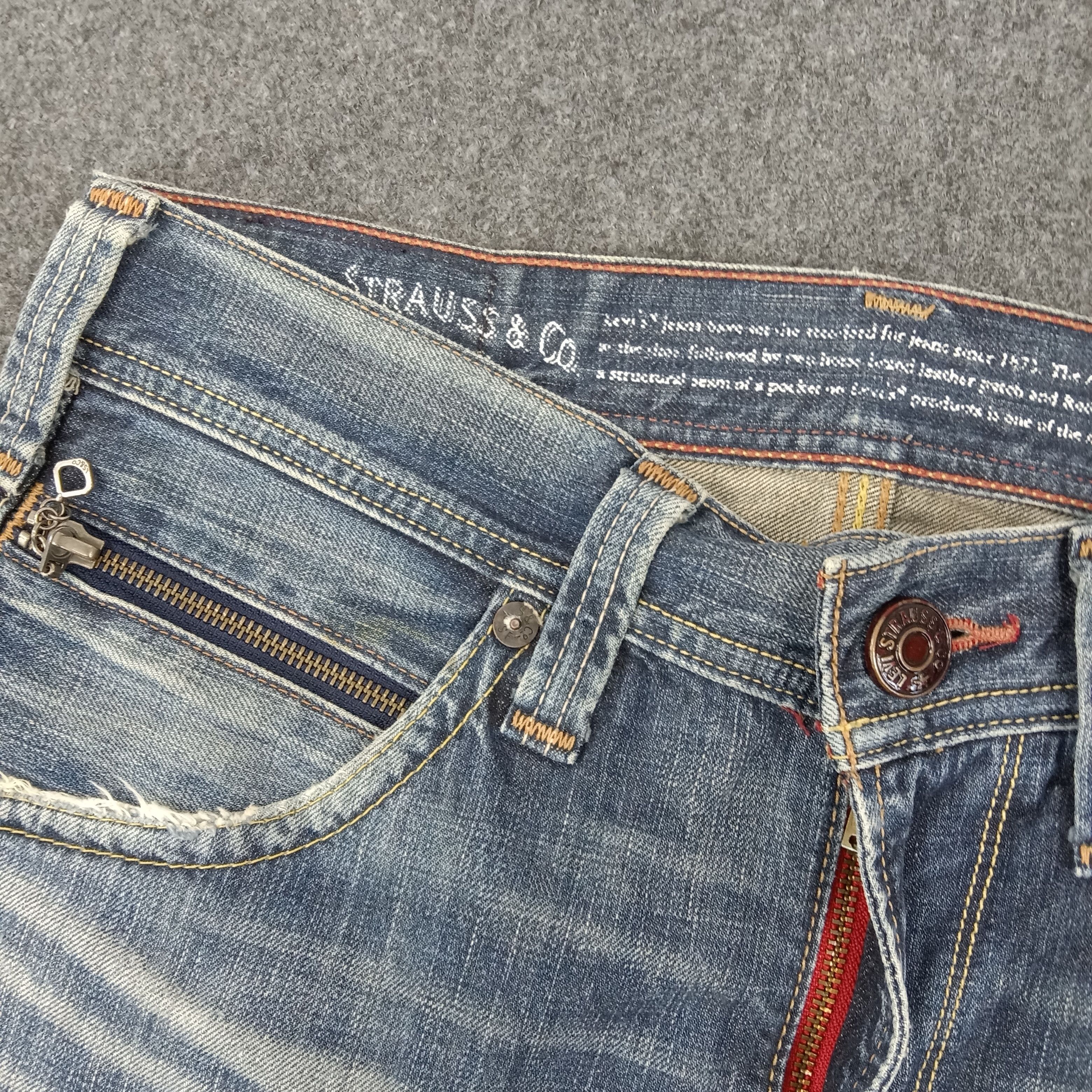 Levi's × Vintage Levi's American Distressed Style Grunge Denim Jeans Size US 33 - 7 Thumbnail