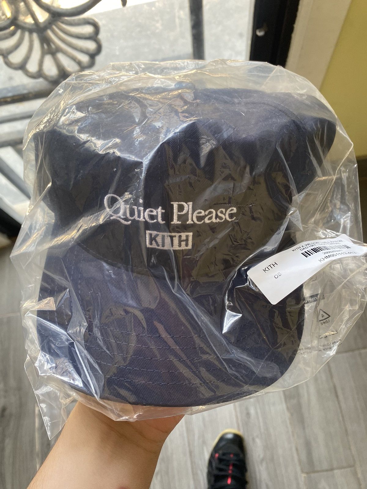 Kith × Wilson Kith Wilson Twill Aaron Cap Navy Size ONE SIZE - 4 Thumbnail