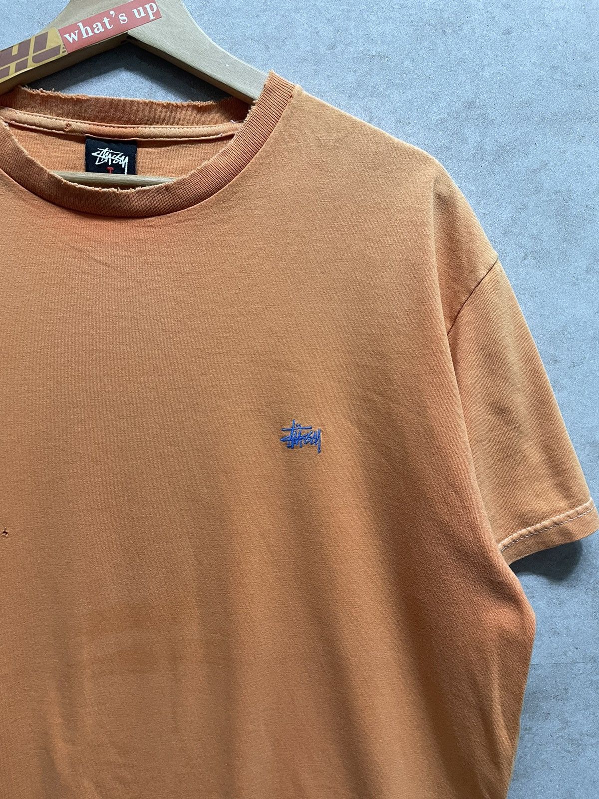 Stussy Vintage Y2K Stussy Script Distress Tee Size US L / EU 52-54 / 3 - 2 Thumbnail