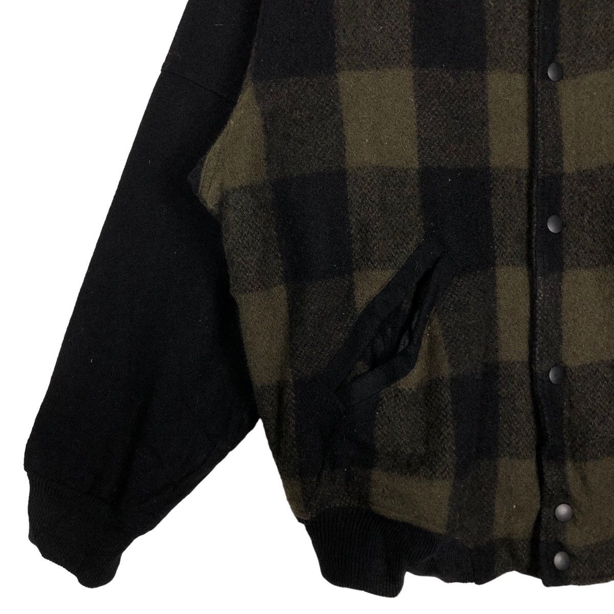 Japanese Brand 🔥Vtg Wool Herringbone Bomber Jacket Mc Gregor USA Size US L / EU 52-54 / 3 - 4 Thumbnail