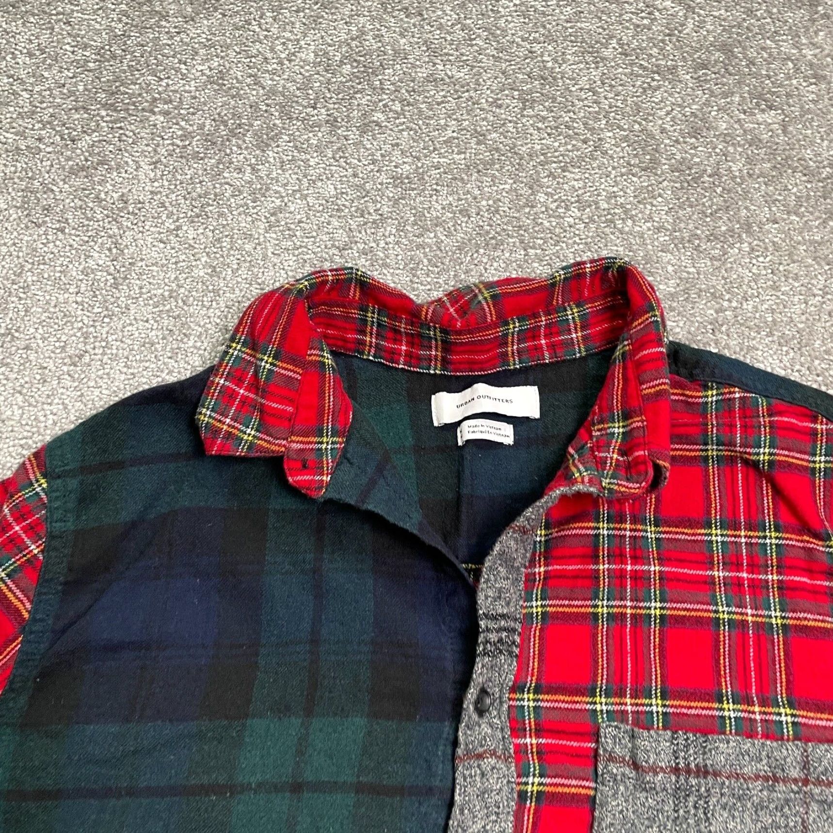 Urban Outfitters Urban Outfitters Shirt Flannel Mens Medium Multi Plaid Cotton Long Sleeve Casual Size M / US 6-8 / IT 42-44 - 3 Thumbnail