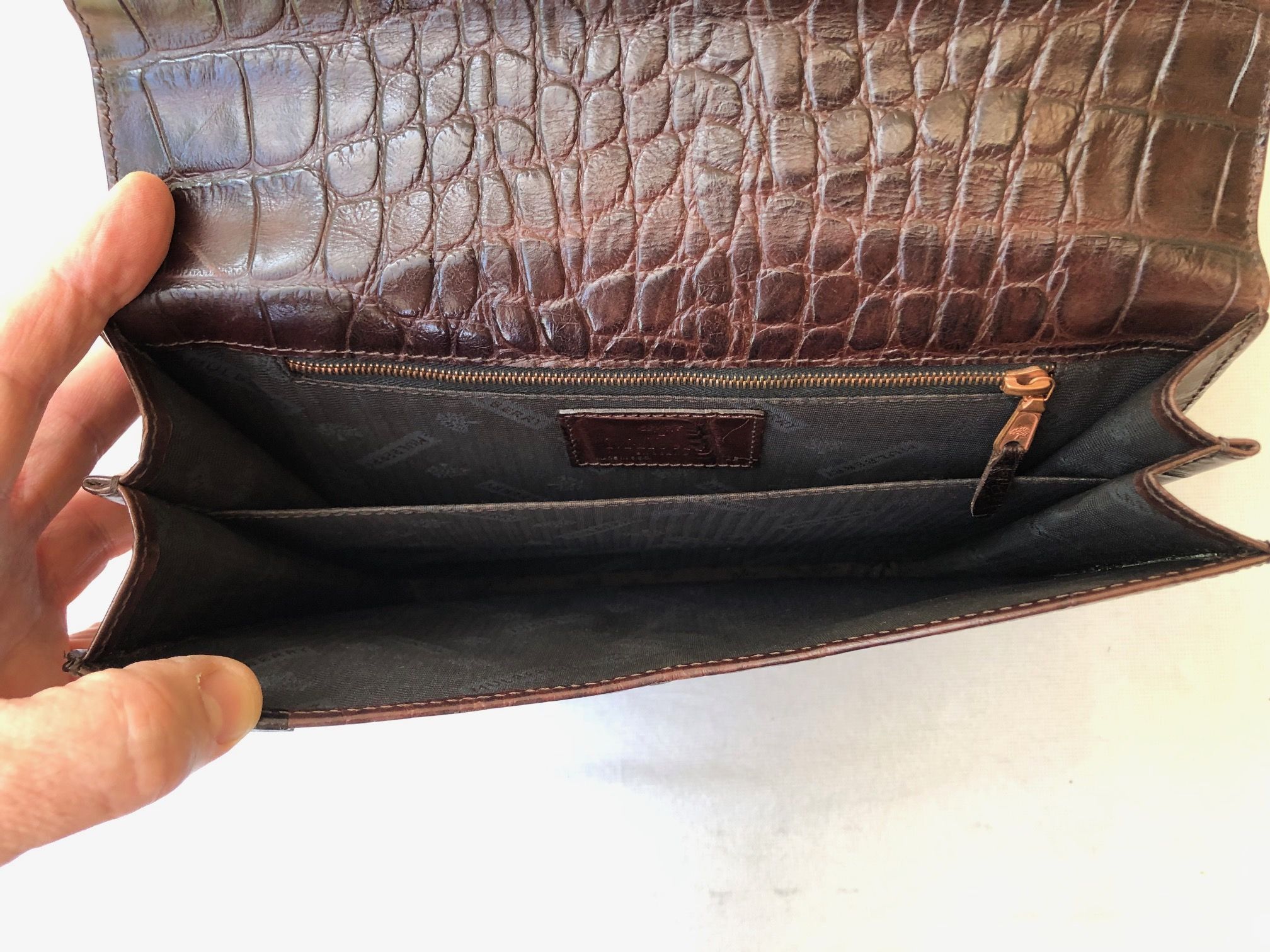 Mulberry Mulberry Women's Crocodile Embossed Small Shoulder Bag Size ONE SIZE - 4 Thumbnail