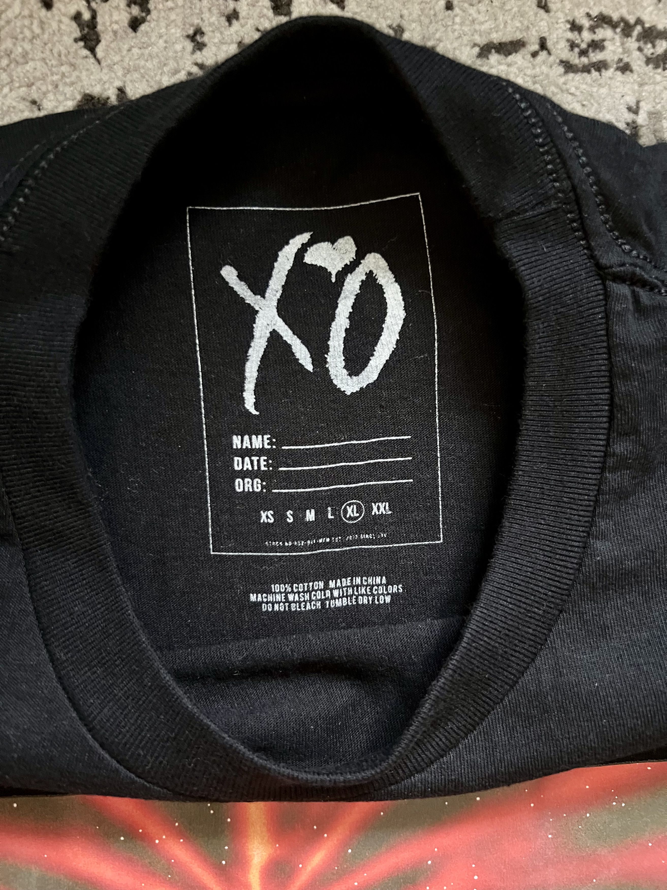 The Weeknd After Hours 2022 First Leg Concert Tee Size US XL / EU 56 / 4 - 7 Thumbnail