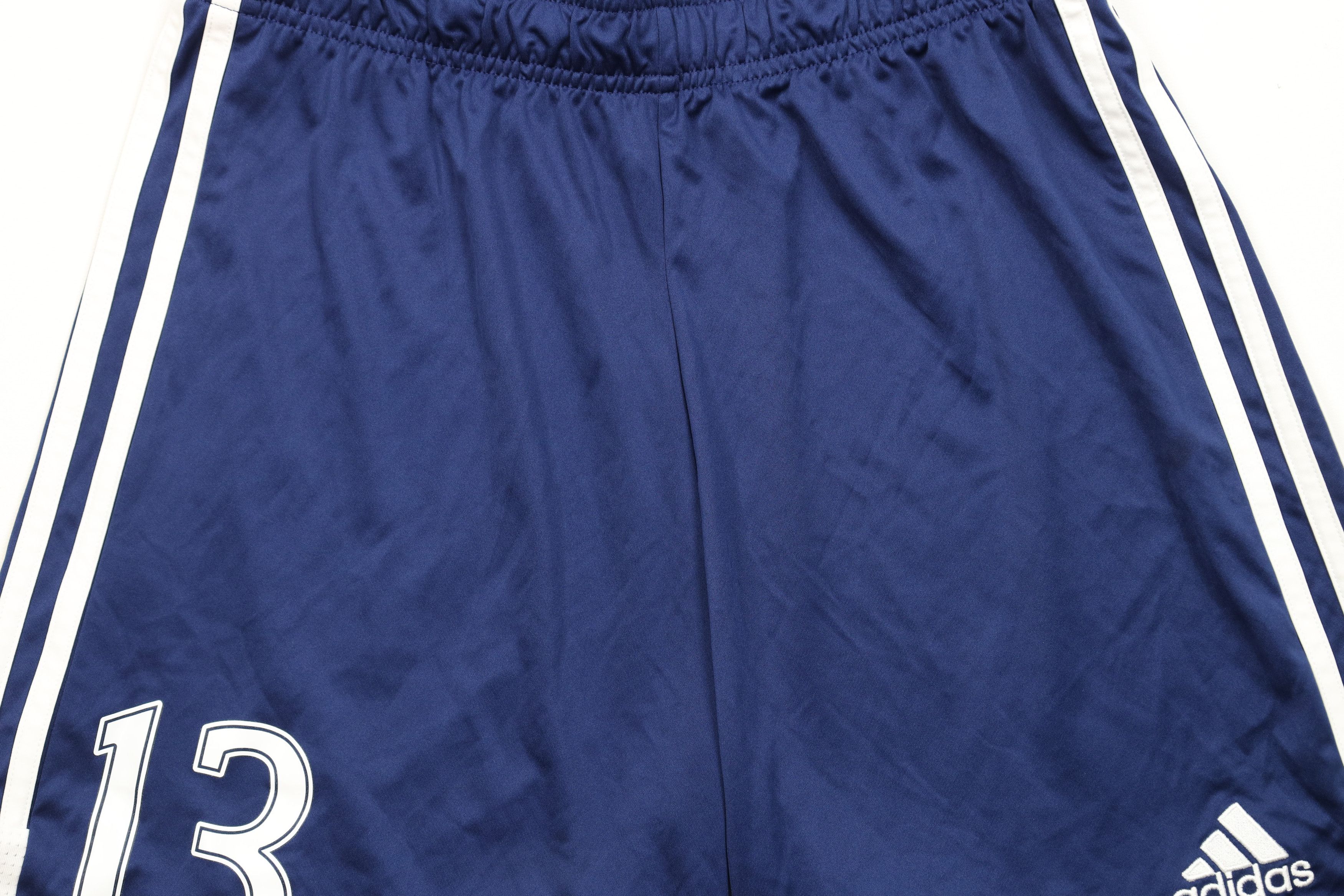 Adidas × Vintage Vintage Adidas Striped Running Jogging Soccer Shorts Blue Size US 32 / EU 48 - 3 Thumbnail