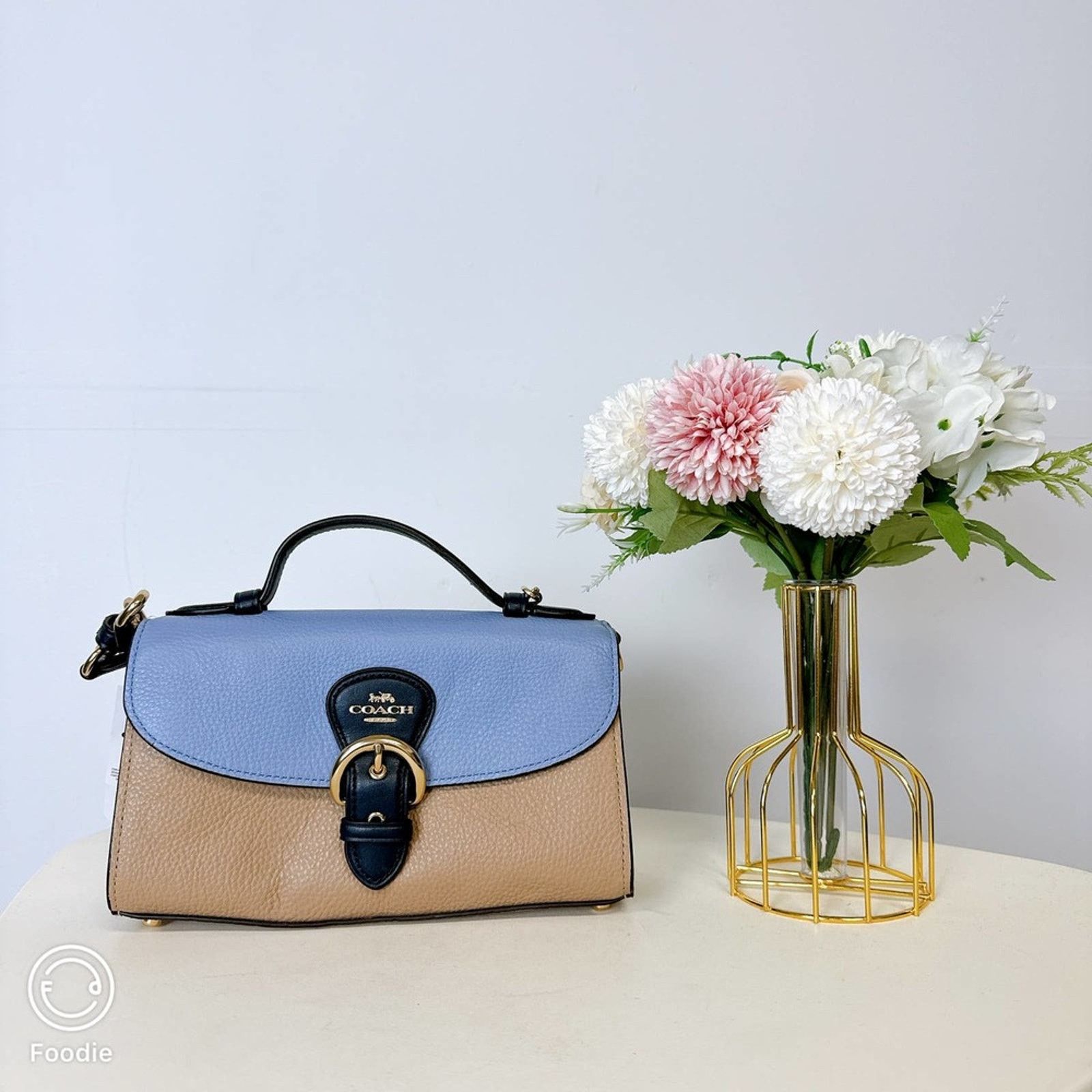 Coach Coach C8161 Kleo Top Handle In Colorblock In Marble Blue Size ONE SIZE - 2 Thumbnail