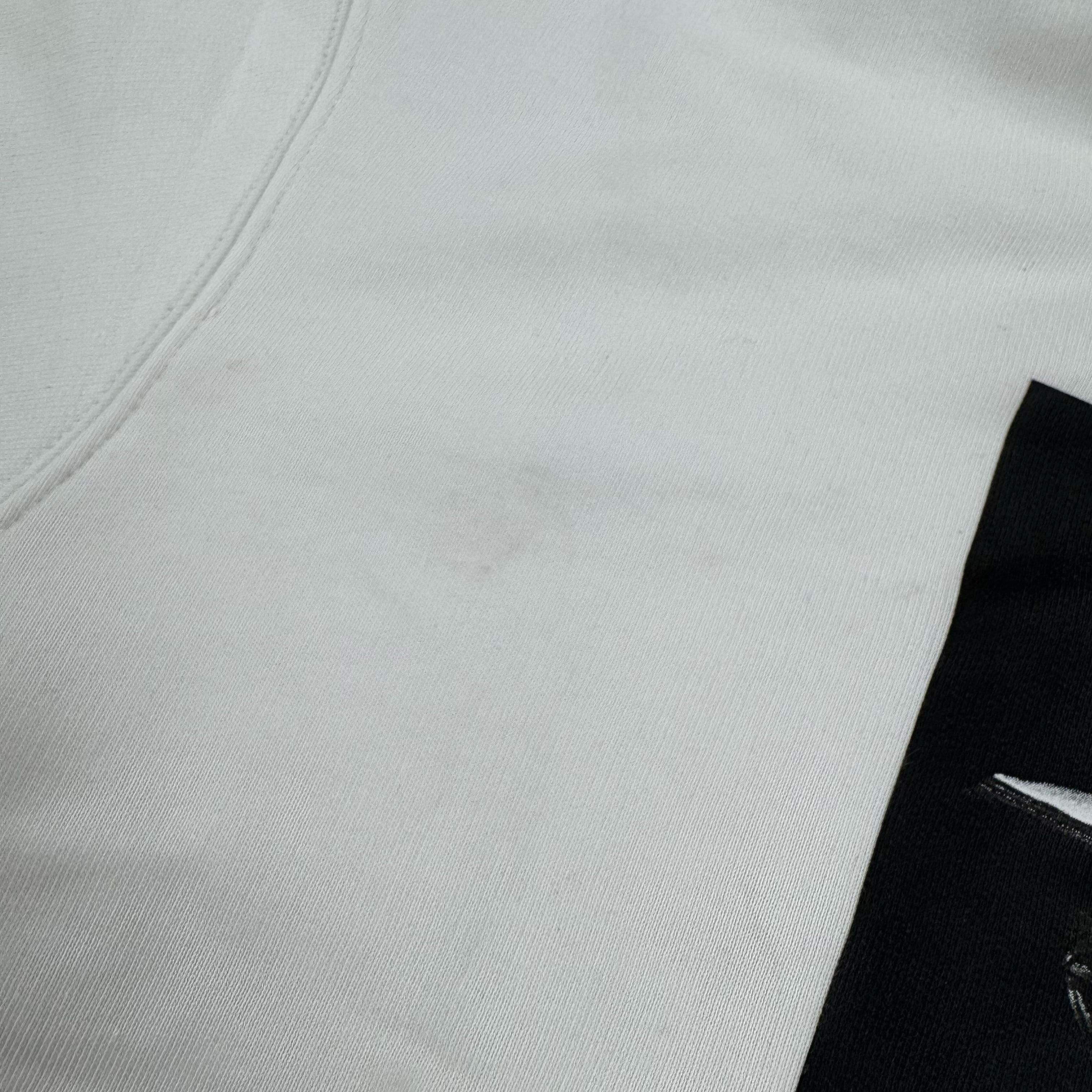 Off-White White Caravaggio Diagonals Oversized Hoodie Size US XS / EU 42 / 0 - 6 Thumbnail