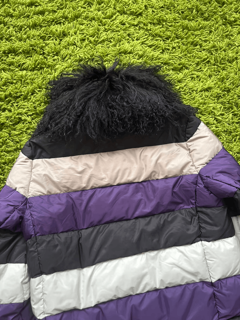 Prada FW2014 Mongolian Sheep Collar Colorblock Puffer Size US S / EU 44-46 / 1 - 8 Thumbnail