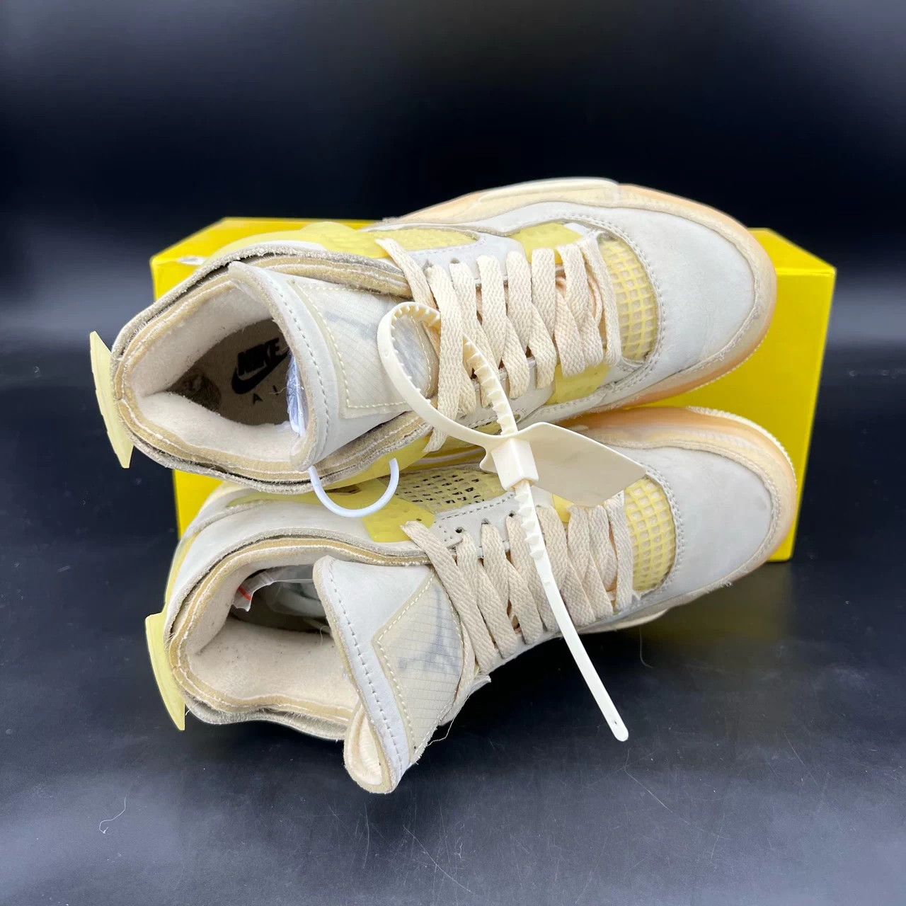Nike AJ4 White Sail 37.5 Worn 3x Like New Size US 6.5 / IT 36.5 - 7 Thumbnail
