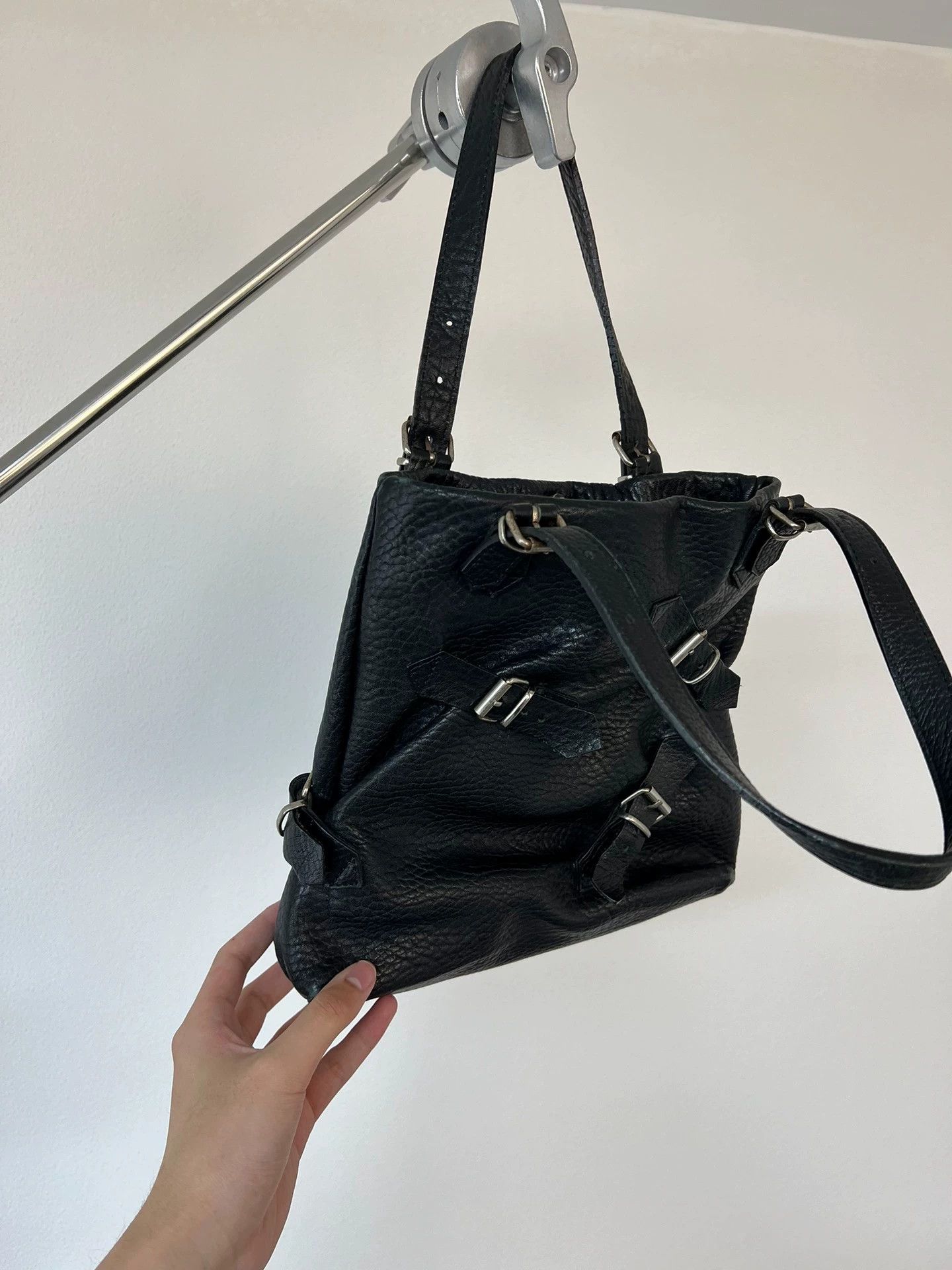 Ann Demeulemeester Vintage AD Strappy Leather Handbag Free Size Size ONE SIZE - 3 Thumbnail