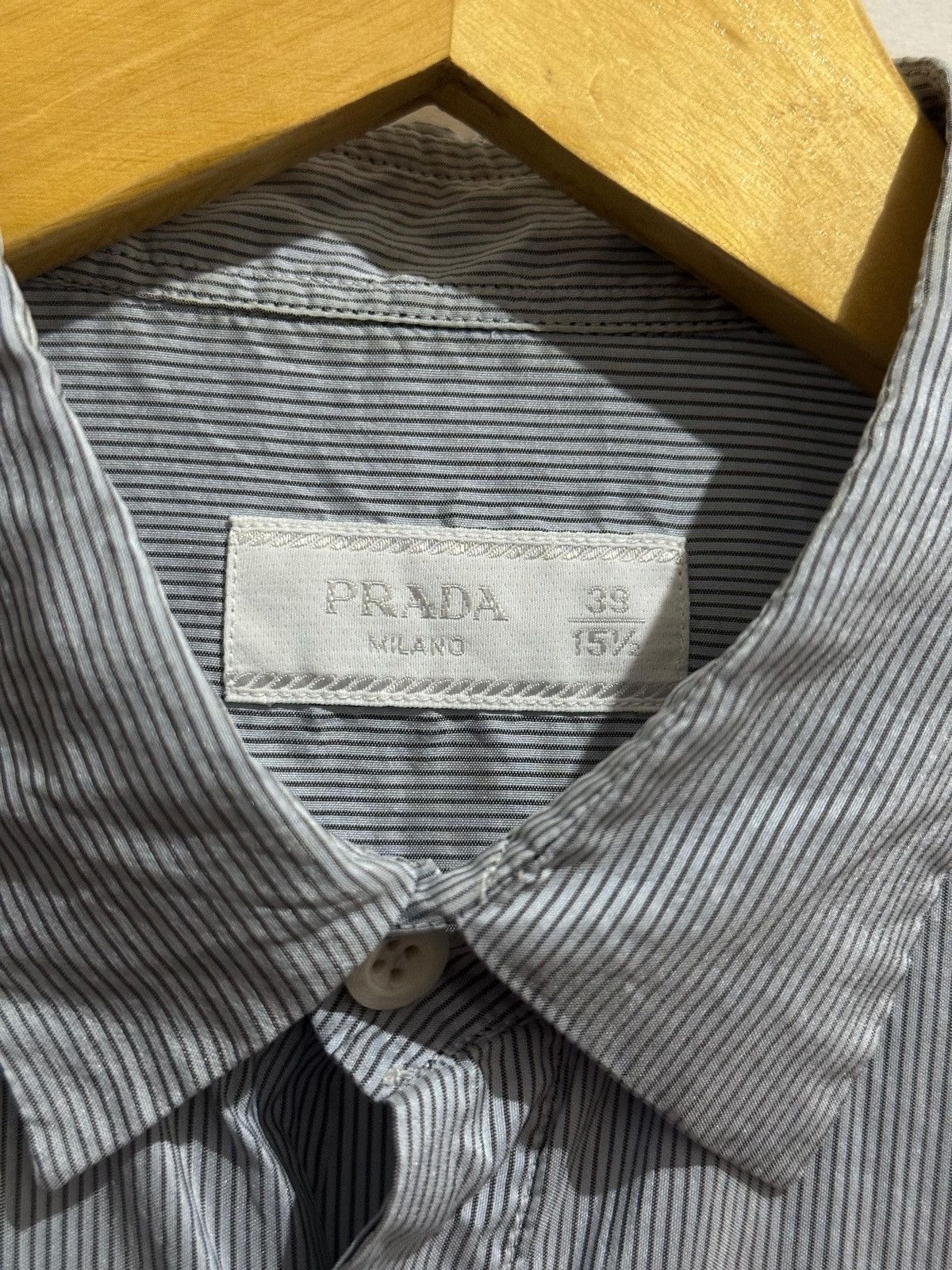Prada Prada hidden button stripe shirt Size US M / EU 48-50 / 2 - 3 Thumbnail