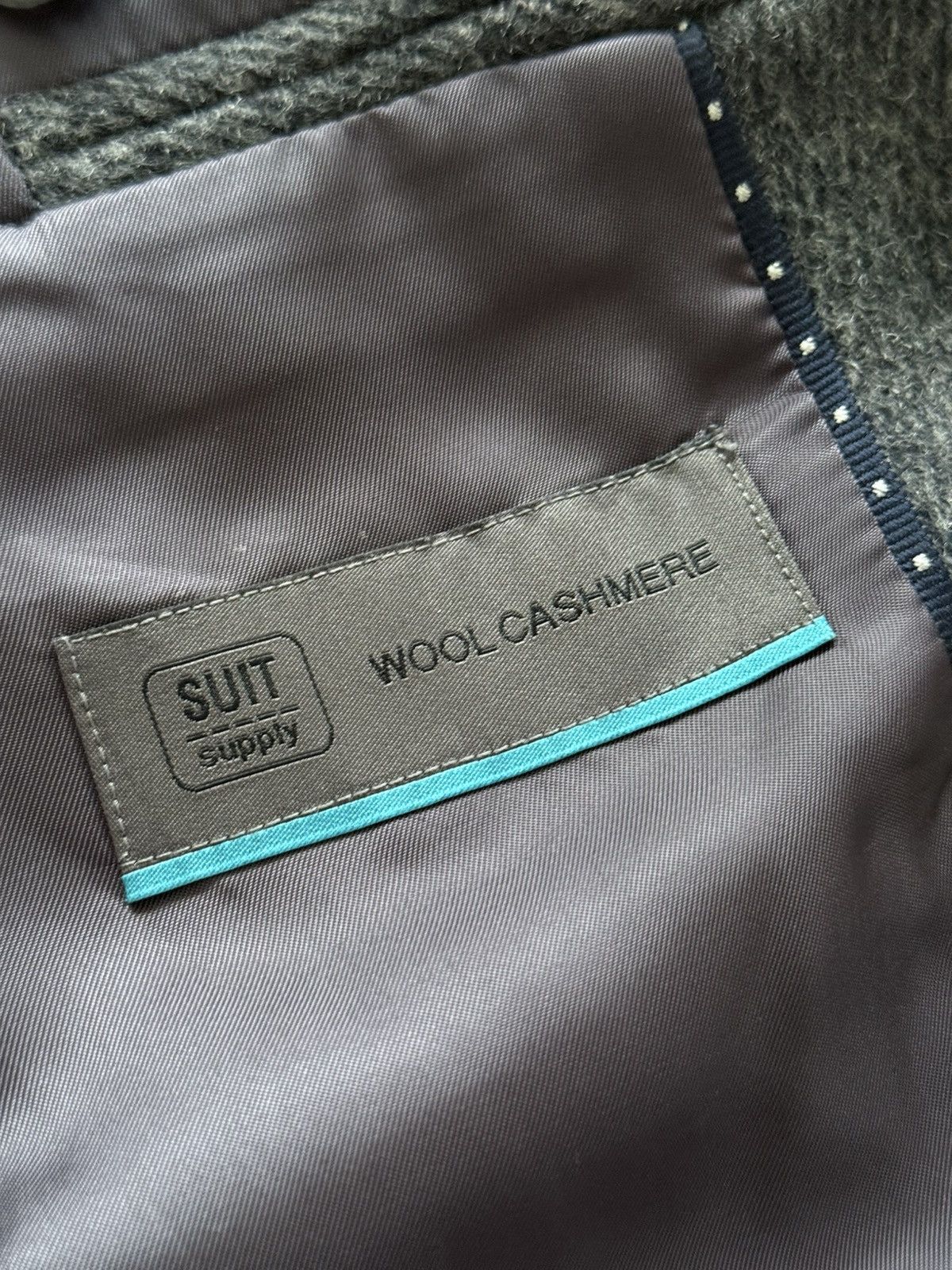 Suitsupply Suitsupply Gray Wool Cashmere Coat Size 48 Size US M / EU 48-50 / 2 - 12 Thumbnail