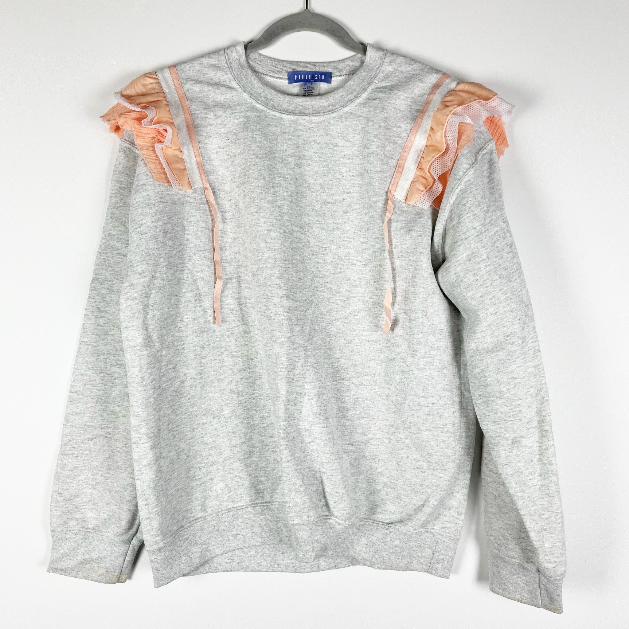 Other Paradised Cotton Fleece Lined Crew Neck Ruffle Size M / US 6-8 / IT 42-44 - 1 Thumbnail