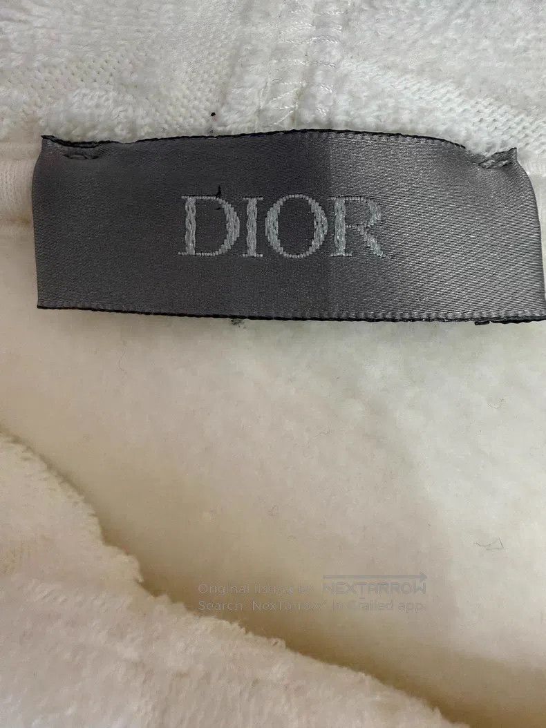 Dior Dior White towel hooded sweatshirt Size US L / EU 52-54 / 3 - 3 Thumbnail