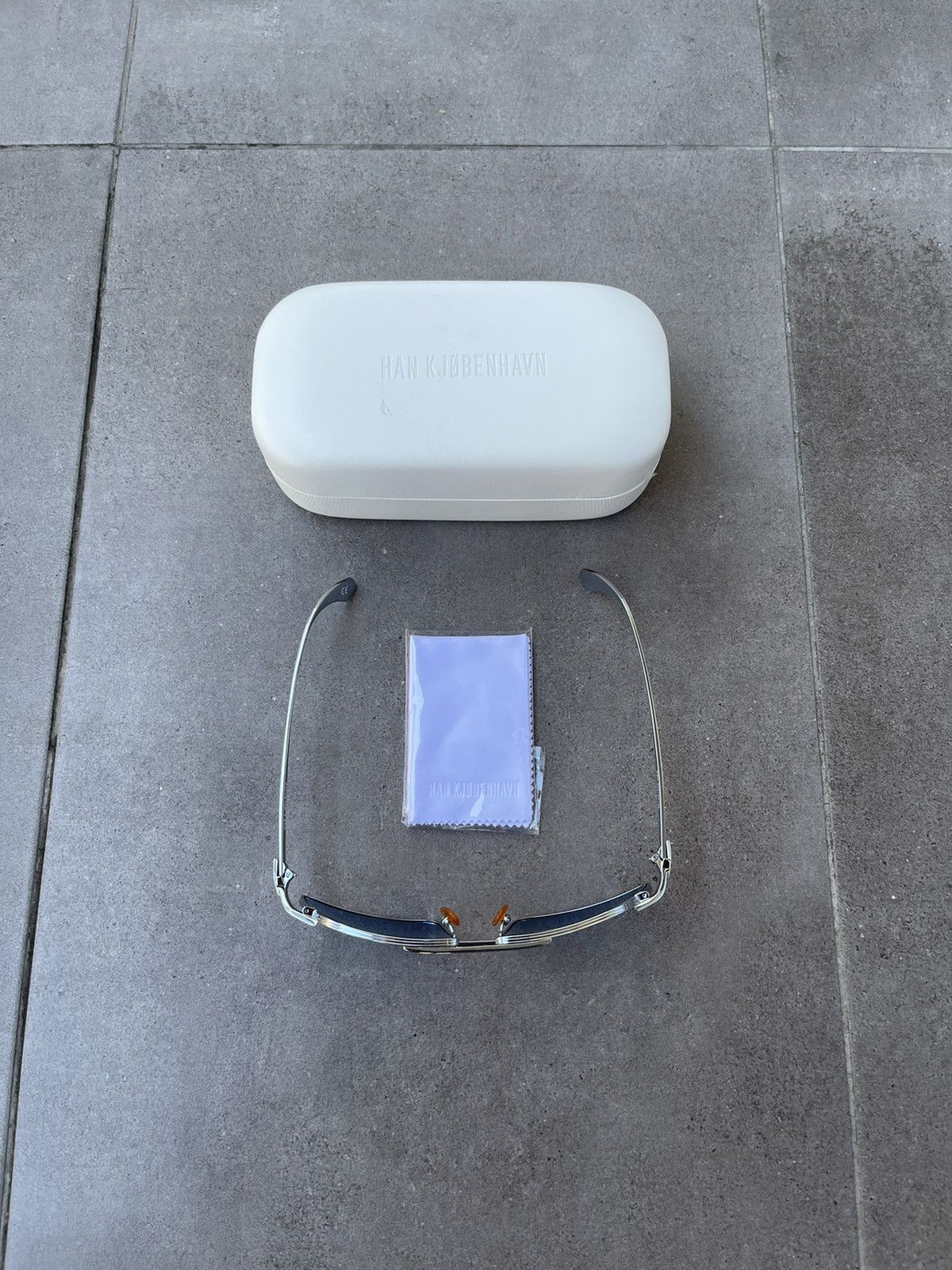 Han Kjobenhavn !DS! SS23 Han Kjobenhavn Demo High Silver Blue Sunglasses Size ONE SIZE - 21 Thumbnail
