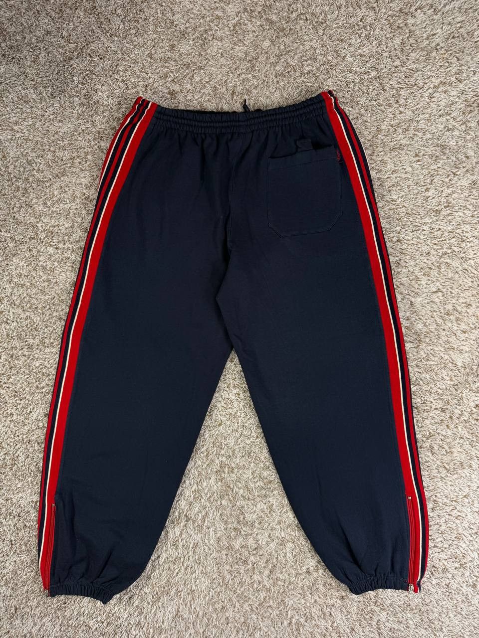 Enyce Enyce Sweatpants Y2K 2000s Red Side Stripe Hip Hop Size US 38 / EU 54 - 13 Thumbnail
