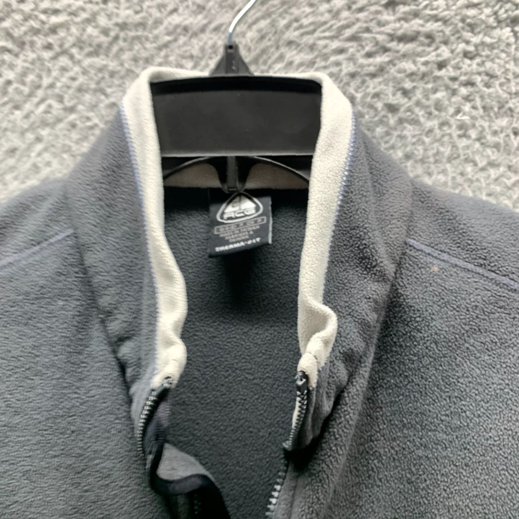 Nike Nike ACG Hoodie Womens Small Gray Zip Up Fleece Casual Lightweight 90s Logo Short Sleeve? Size S / US 4 / IT 40 - 7 Thumbnail