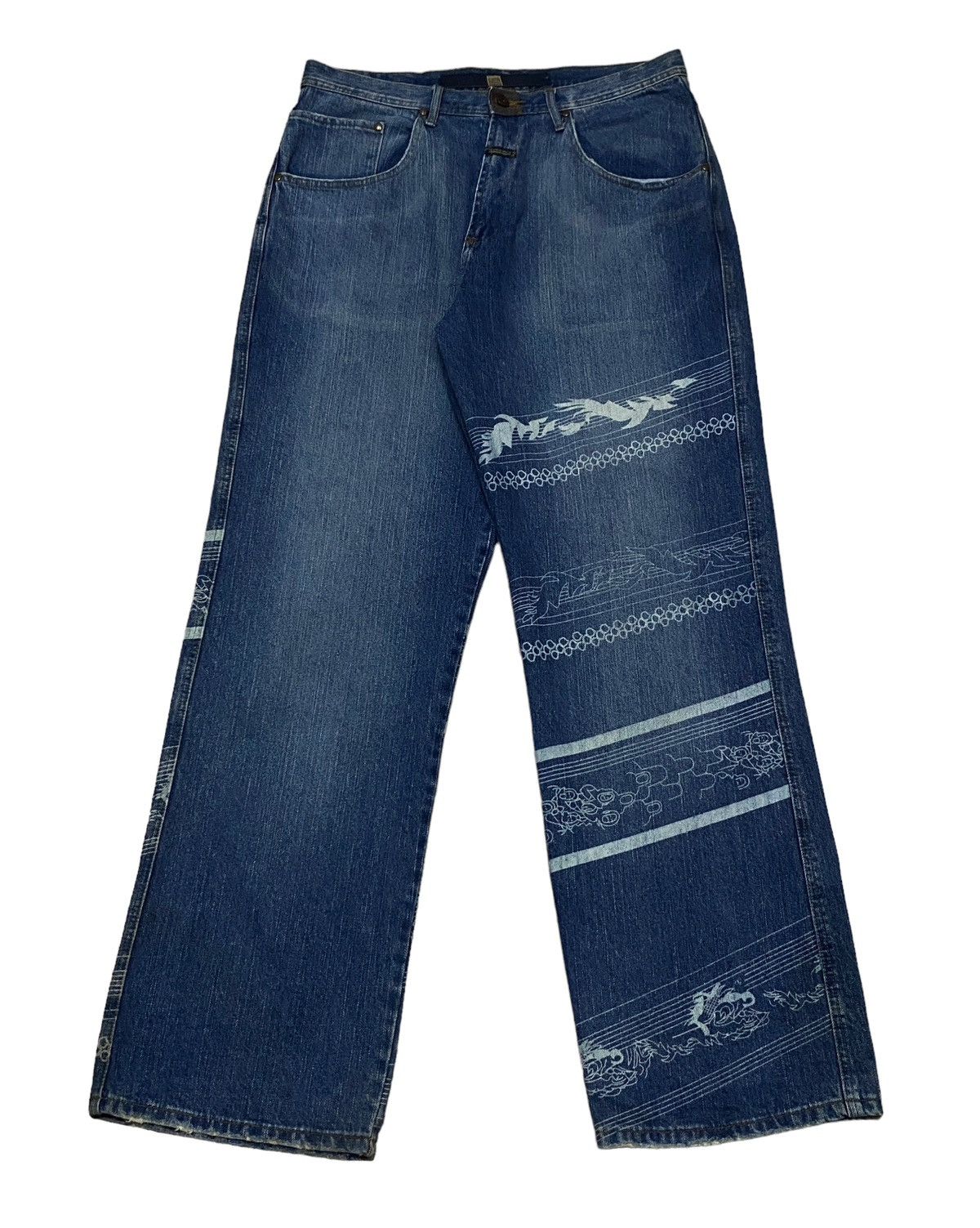 Marithe + Francois Girbaud Very Rare Vintage Marithe Francois Girbaud Baggy Jeans 1990s Size US 36 / EU 52 - 1 Thumbnail