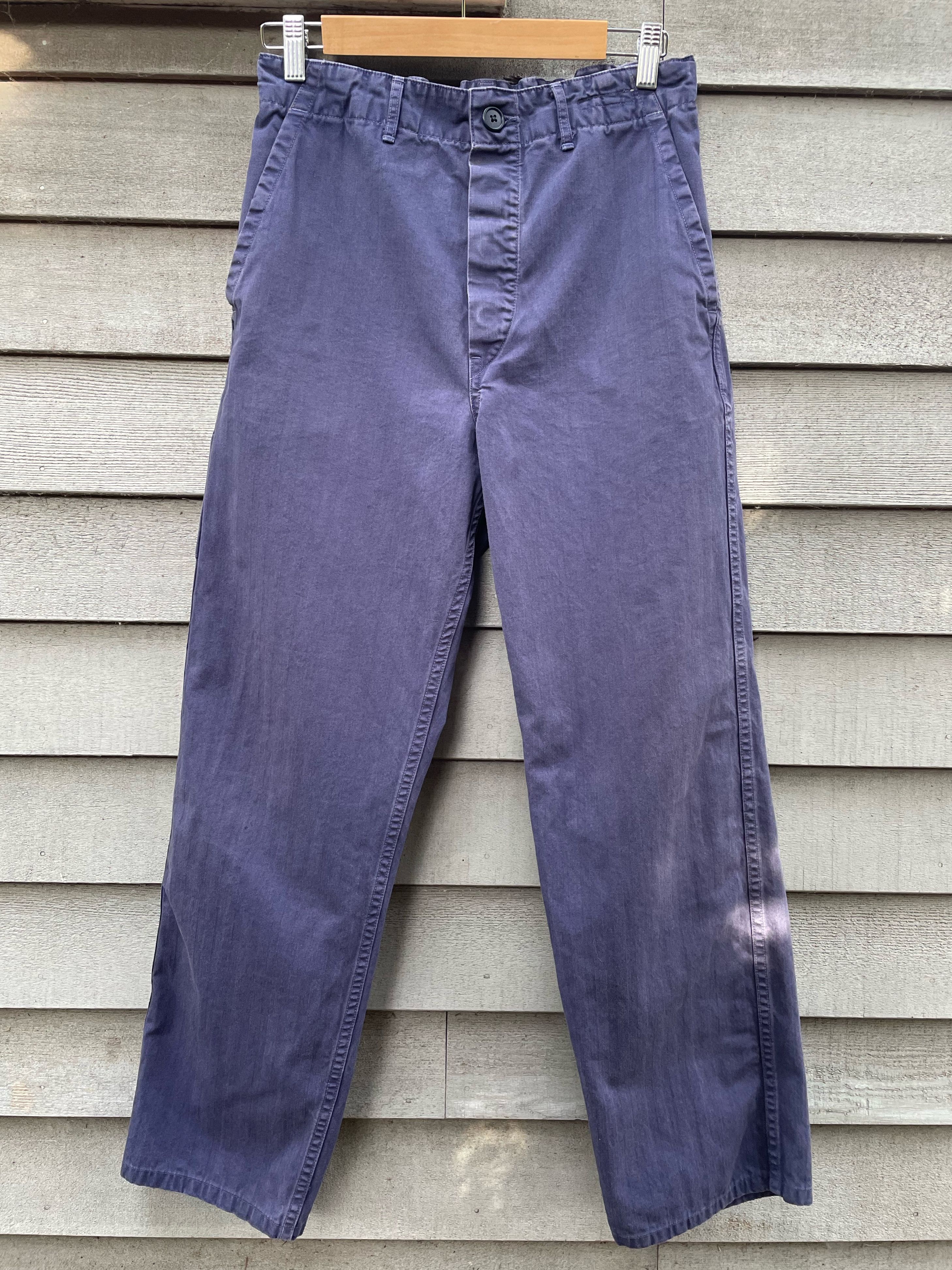 Orslow x Lady White Co. Navy French Work Pants