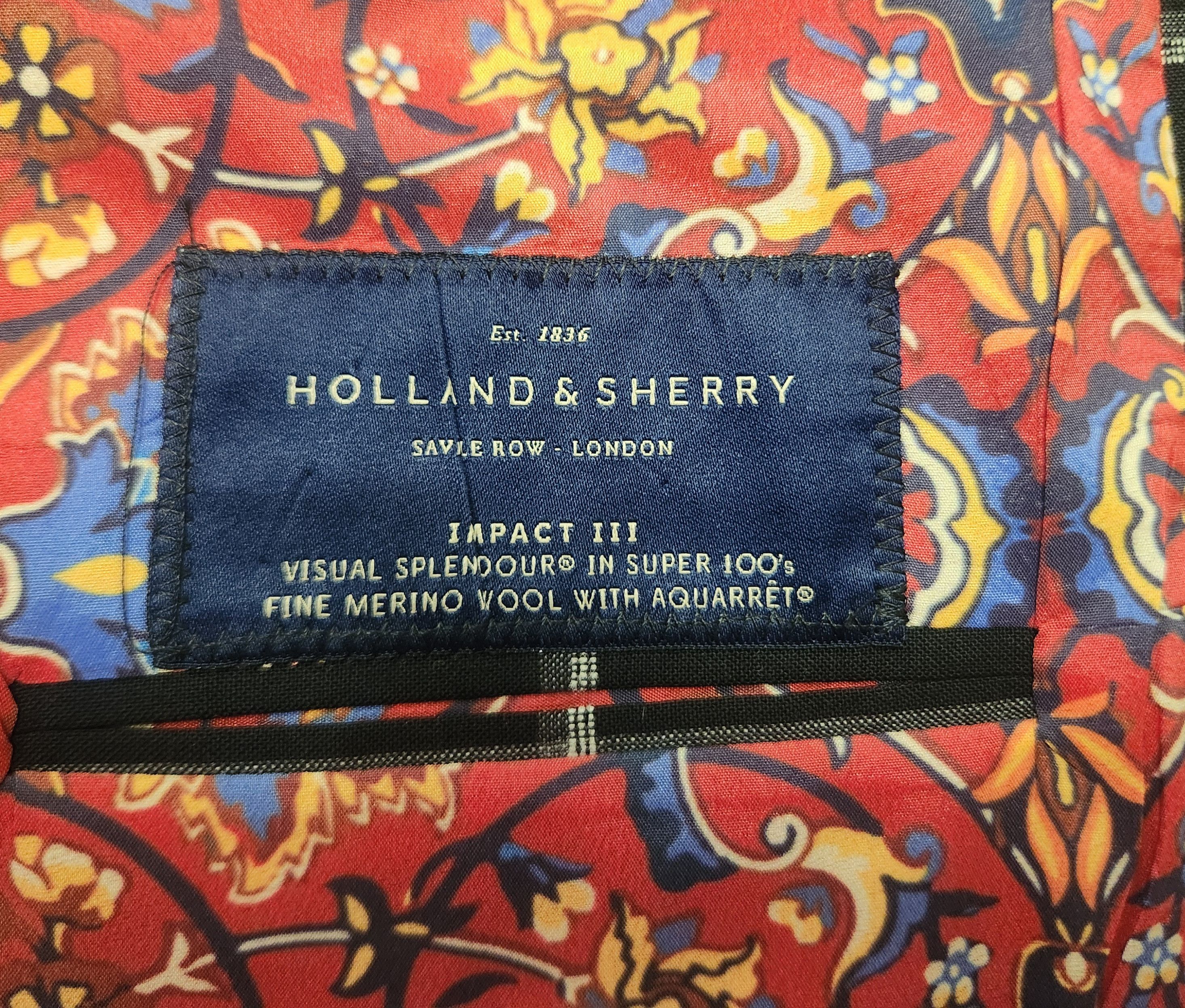 Holland & Sherry bold sport coat 44R custom Holland & Sherry Size 44R - 7 Thumbnail
