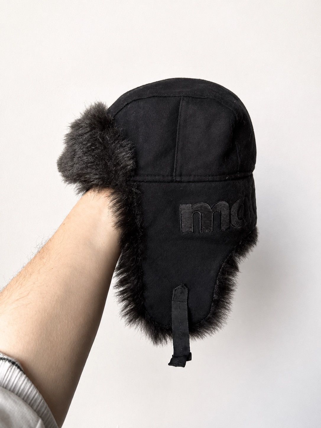 Andrew Mackenzie Mackenzie Vintage Black Faux Fur Ushanka Trapper Hat Size ONE SIZE - 1 Thumbnail