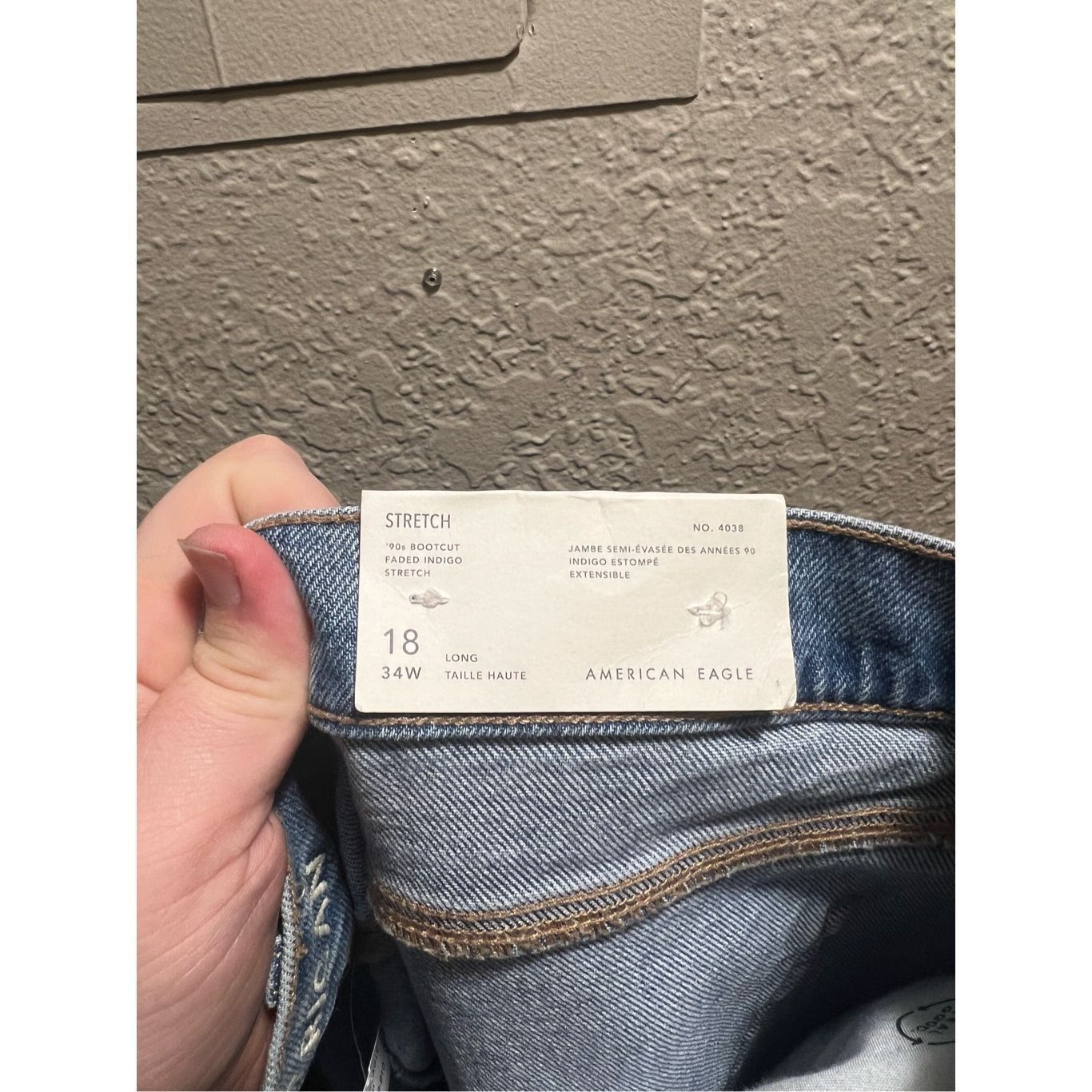 American Eagle Outfitters American Eagle 90’s Bootcut Stretch Jeans Woman’s Size 18 Lo Size 40" / US 18 - 9 Thumbnail